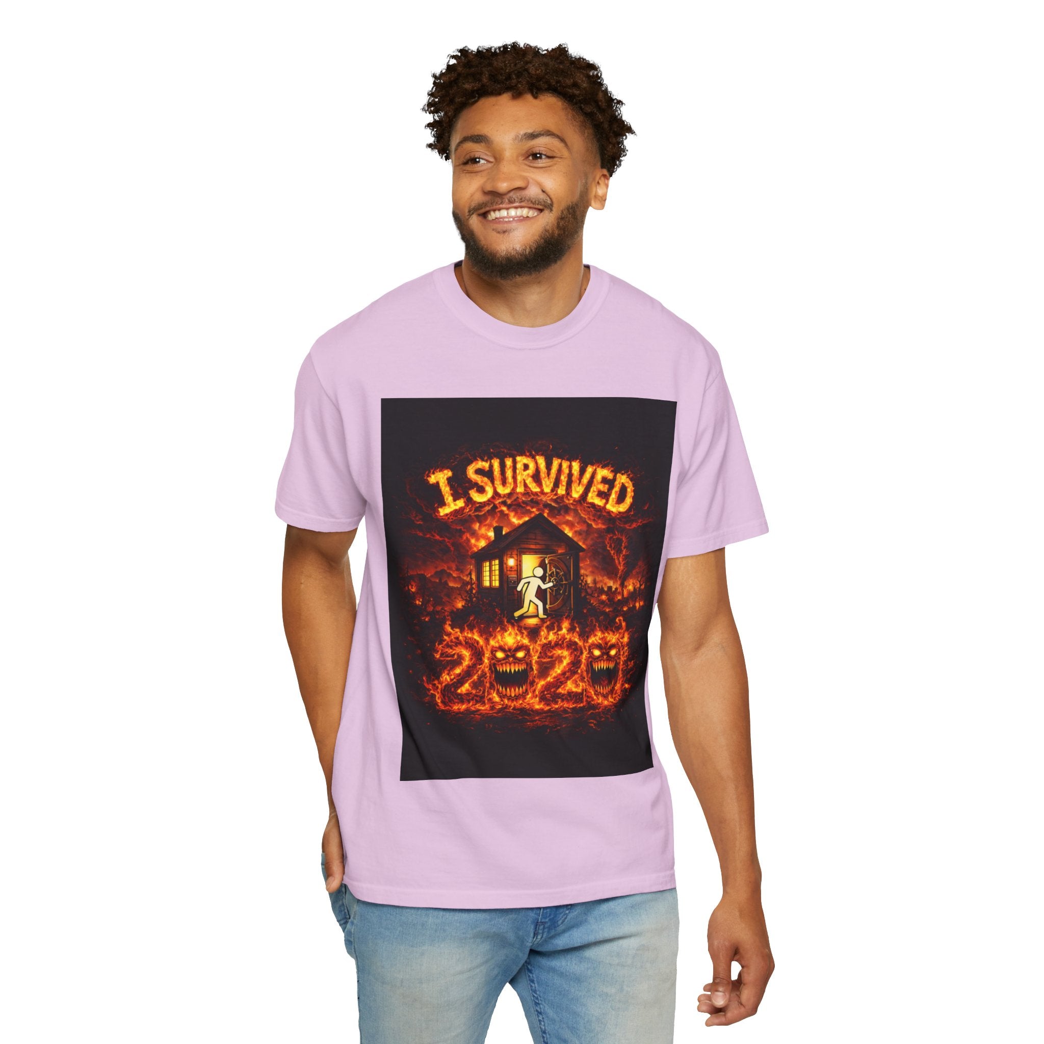 I Survived 2020 — S2:E4 "Western U.S. Wildfire Season" | Mid-Season Finale Pt. 1 | Wildfire Edition Memorial Unisex Garment-Dyed T-shirt