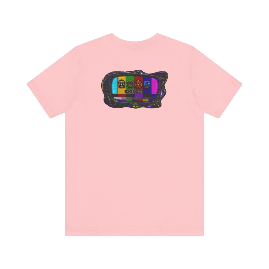 I Survived 2020 — "No Signal" Test Pattern Tee Alien Broadcast Finale Summer Premiere Unisex Jersey Short Sleeve Tee