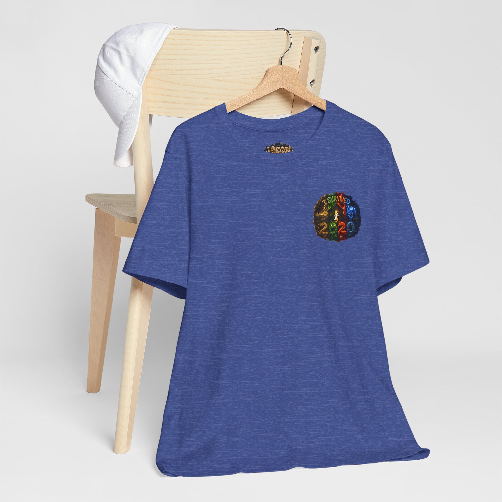 I Survived 2020 — "No Signal" Test Pattern Tee Alien Broadcast Finale Summer Premiere Unisex Jersey Short Sleeve Tee