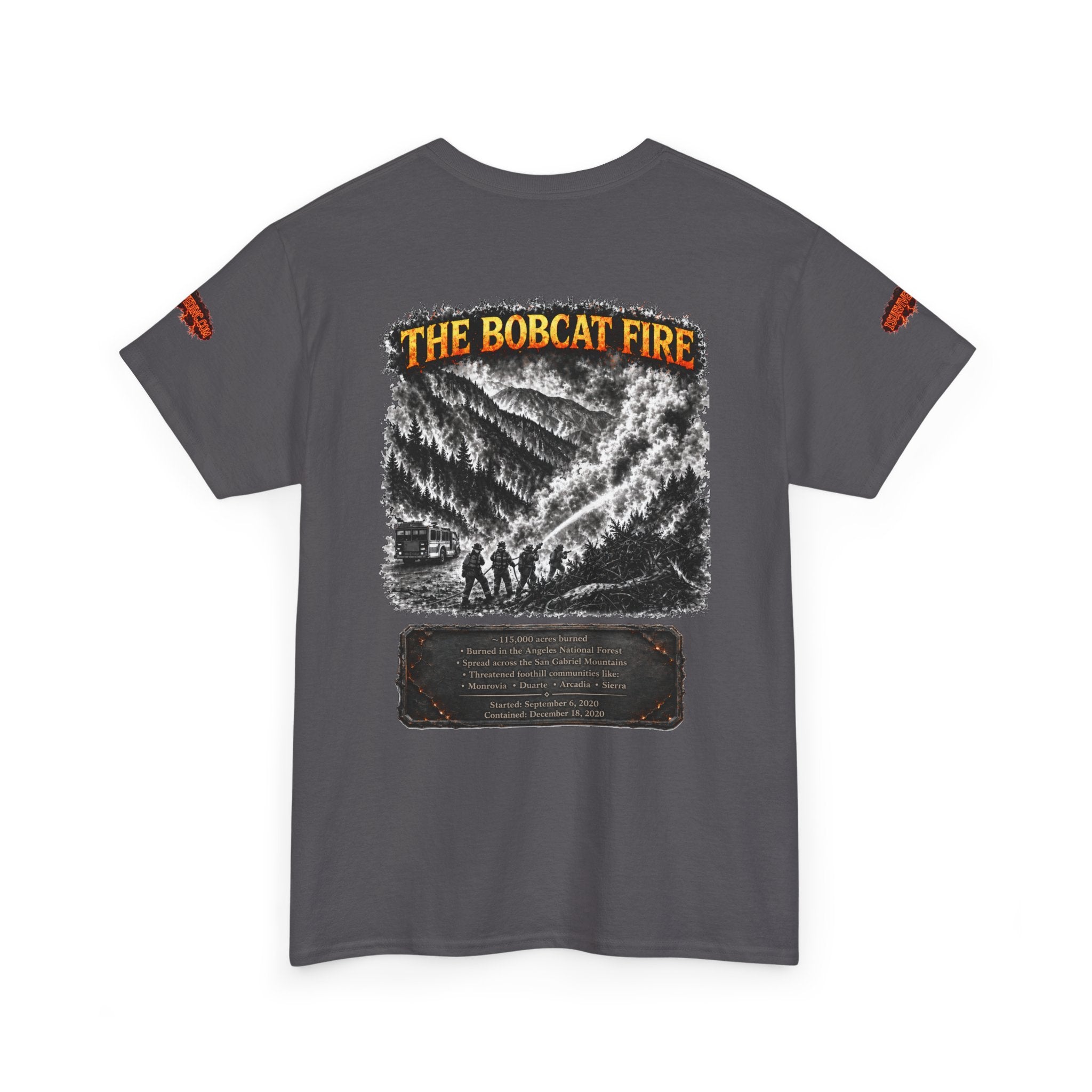I Survived 2020 — Director's Cut S2:E2 "The Bobcat Fire" | Wildfire Edition Memorial Unisex Heavy Cotton Tee (SPECIAL EDITION)