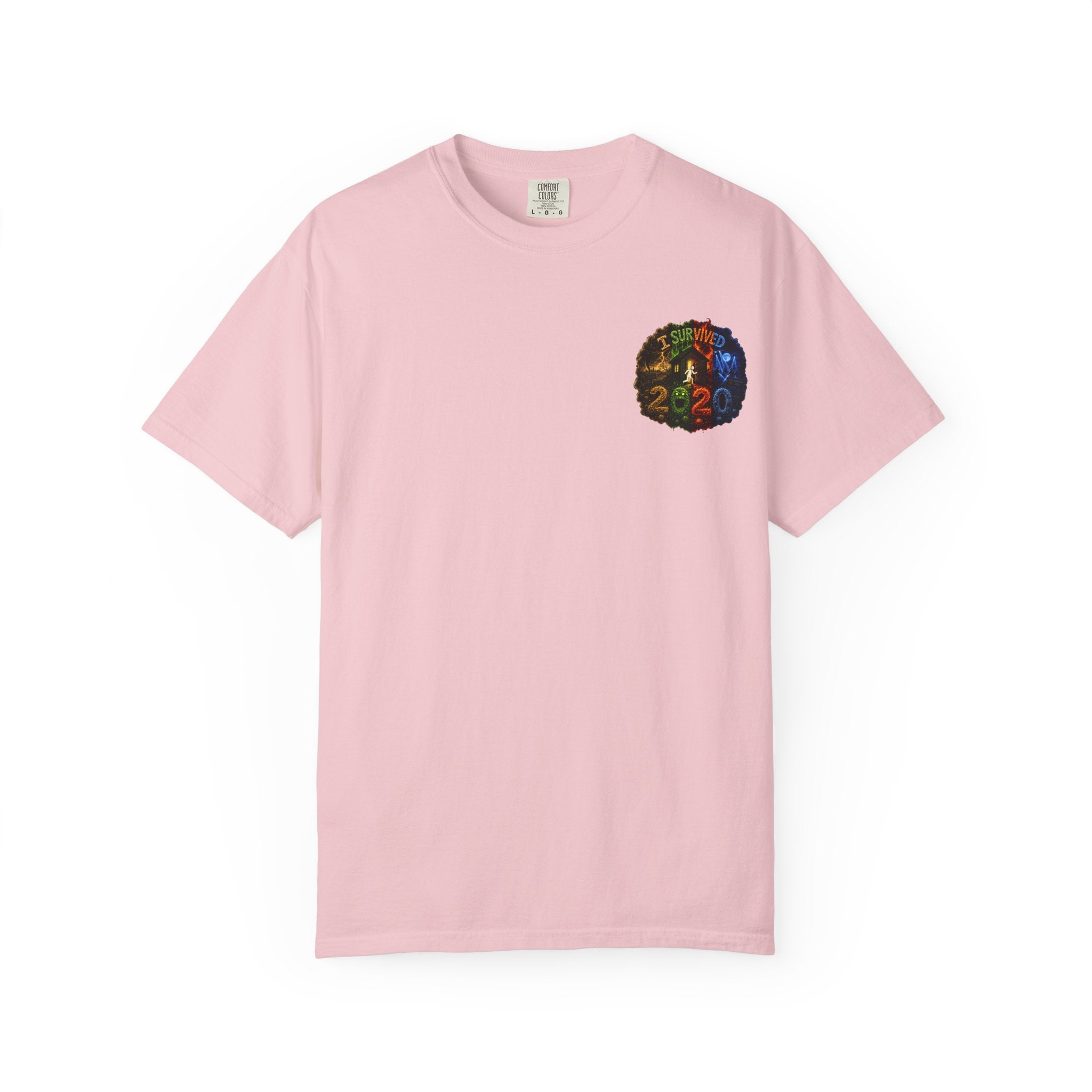 I Survived 2020 — "No Signal" Test Pattern Tee Alien Broadcast Finale Summer Premiere Unisex Garment-Dyed T-shirt