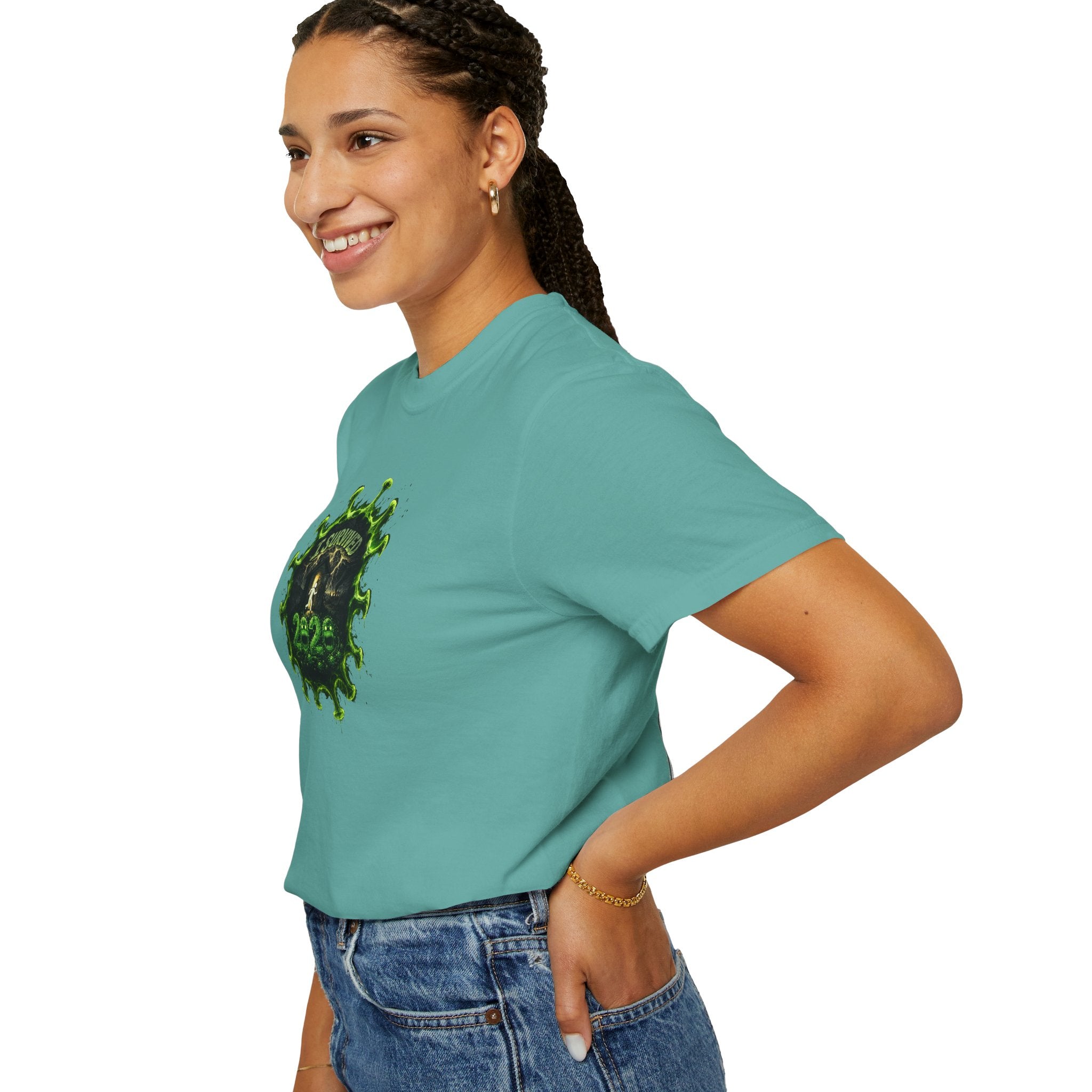 I Survived 2020 — PANDEMIC S1:E5: Director's Cut "Delivery Doomsday" Unisex Garment-Dyed T-shirt