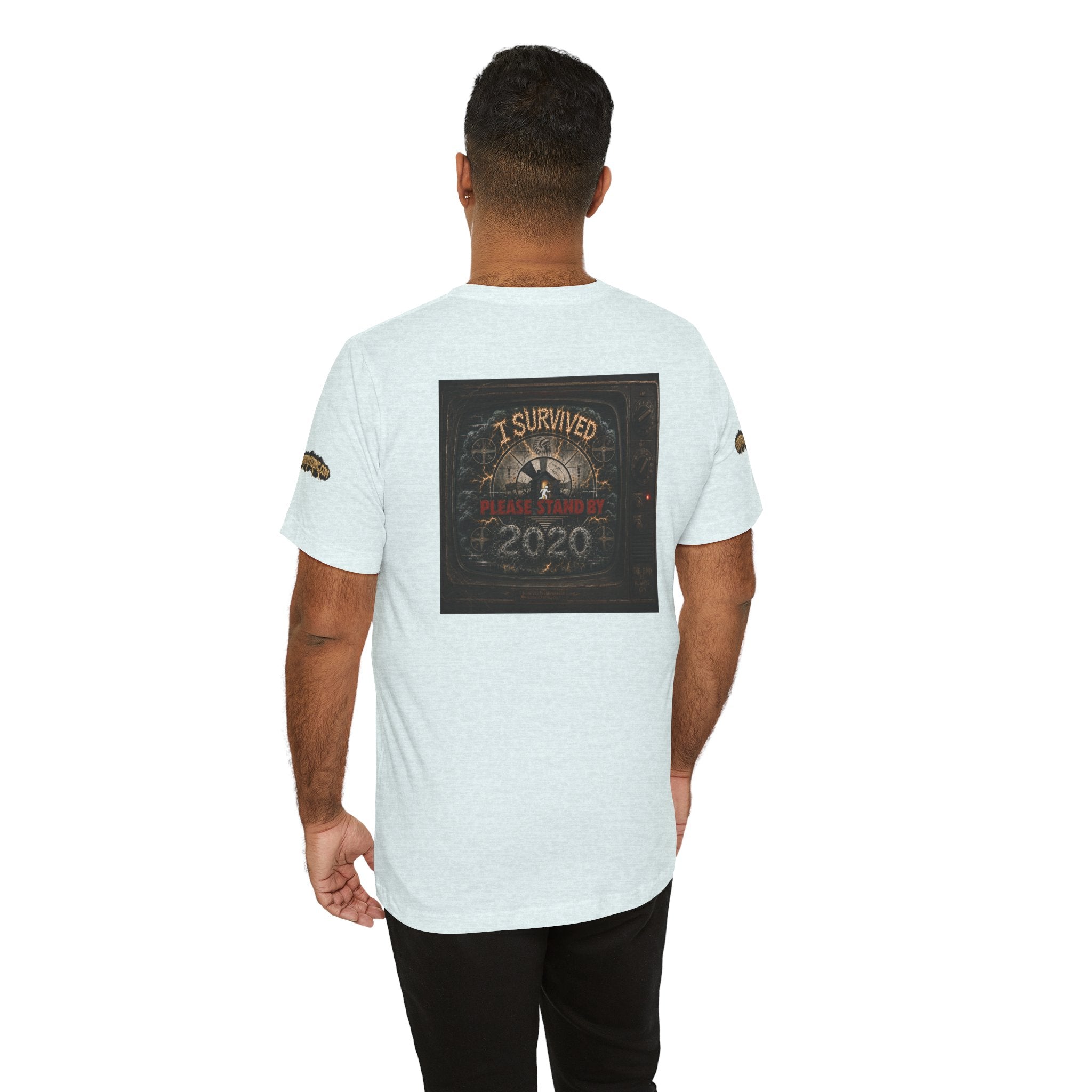 I Survived 2020 — "Please Stand By" Test Pattern Tee Special Edition Summer Premier Unisex Jersey Short Sleeve Tee