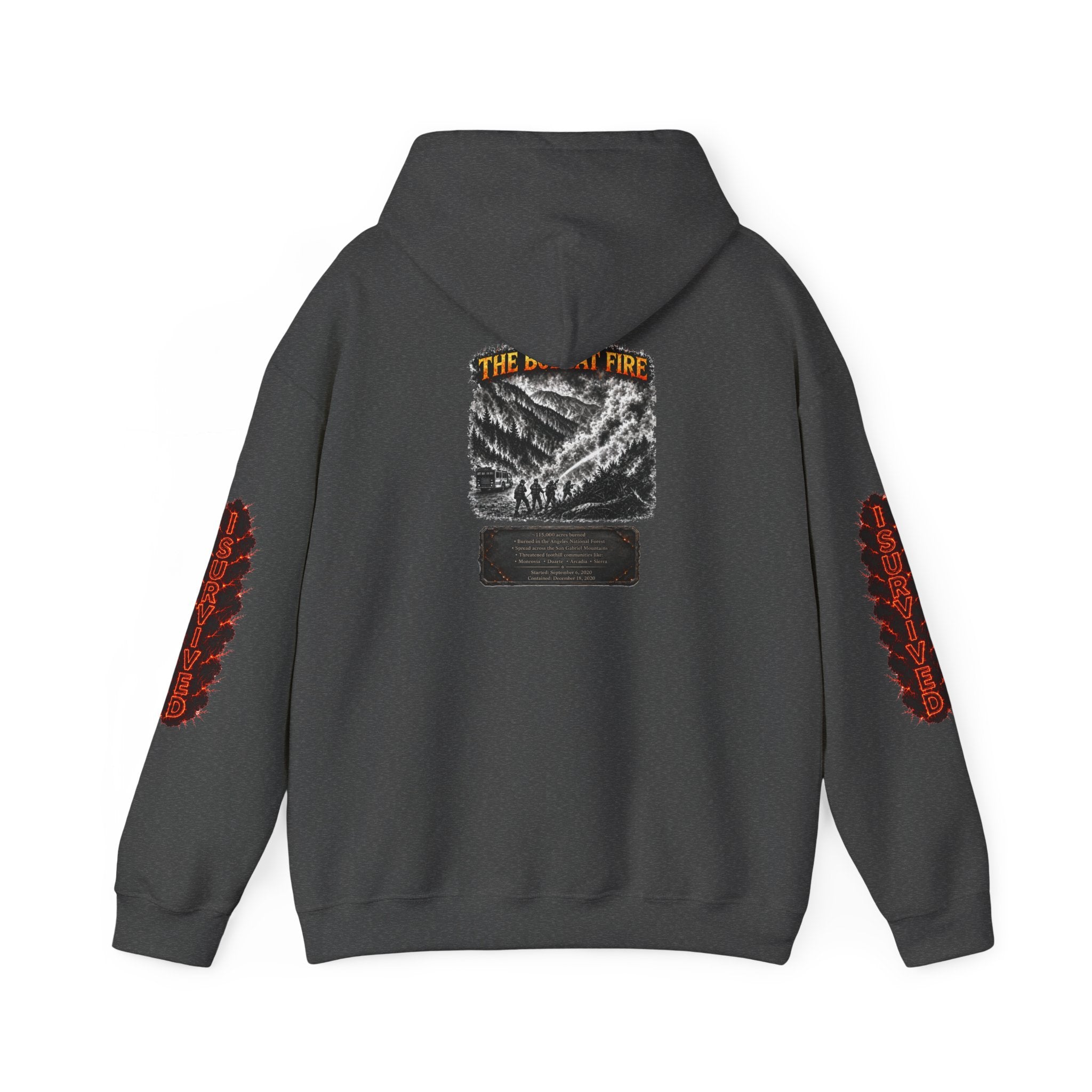 I Survived 2020 — Director's Cut S2:E2 "The Bobcat Fire" | Wildfire Edition Memorial Hoodie Sweatshirt