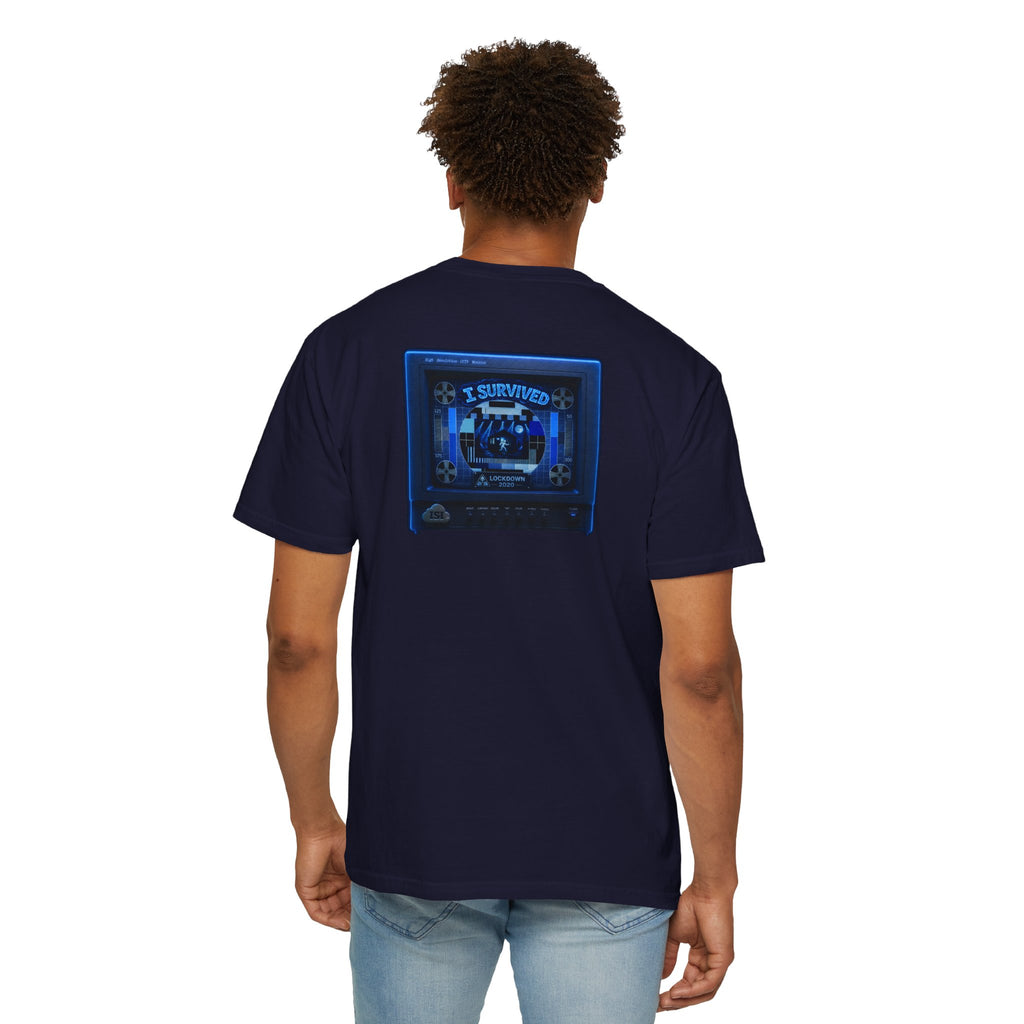 I Survived 2020 — "Please Stand By" Test Pattern Tee Lockdown Special Edition Summer Exclusive Unisex Garment-Dyed T-shirt