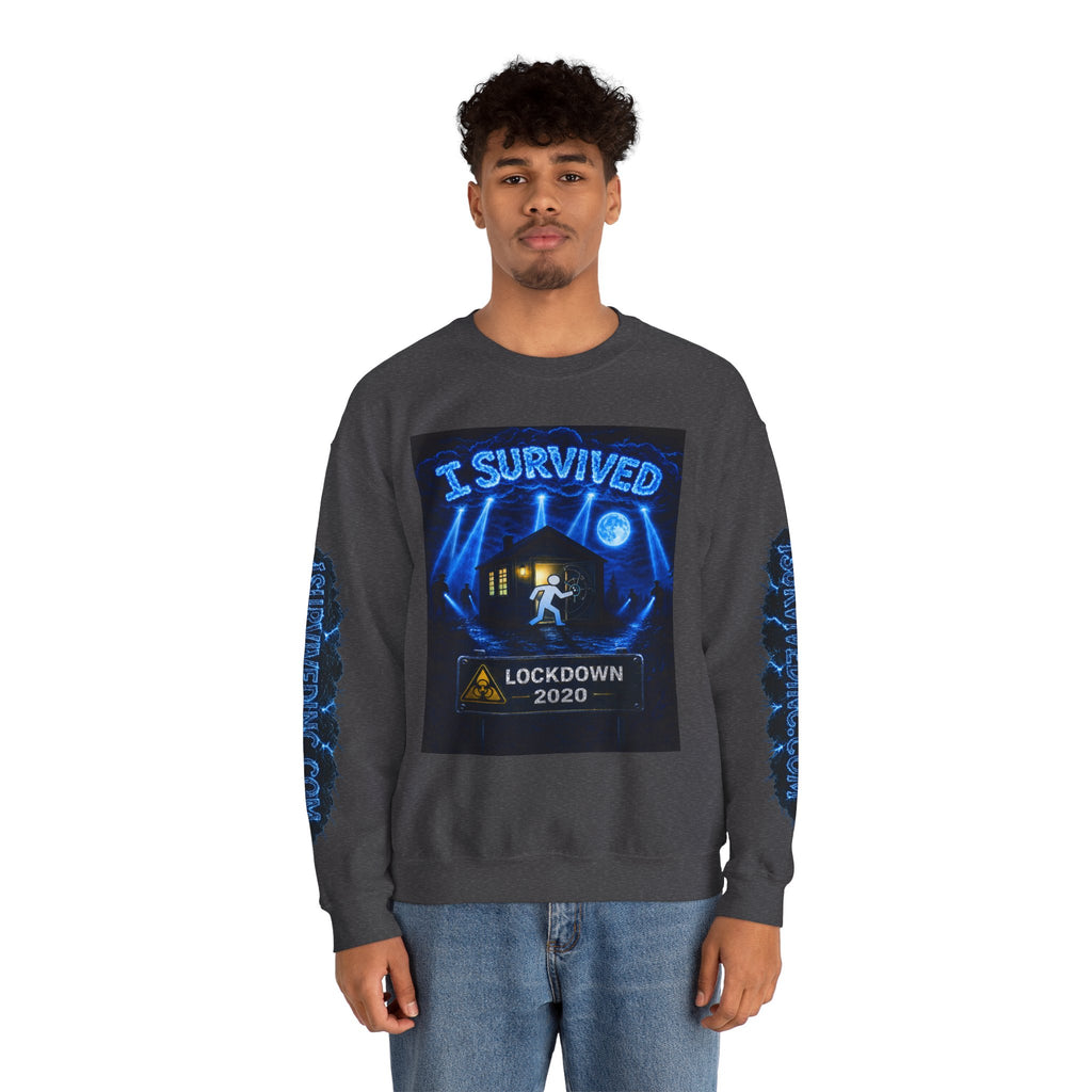I Survived 2020 — LOCKDOWN S3:E2: Special Edition "Dating Under Lockdown" Unisex Heavy Blend™ Crewneck Sweatshirt