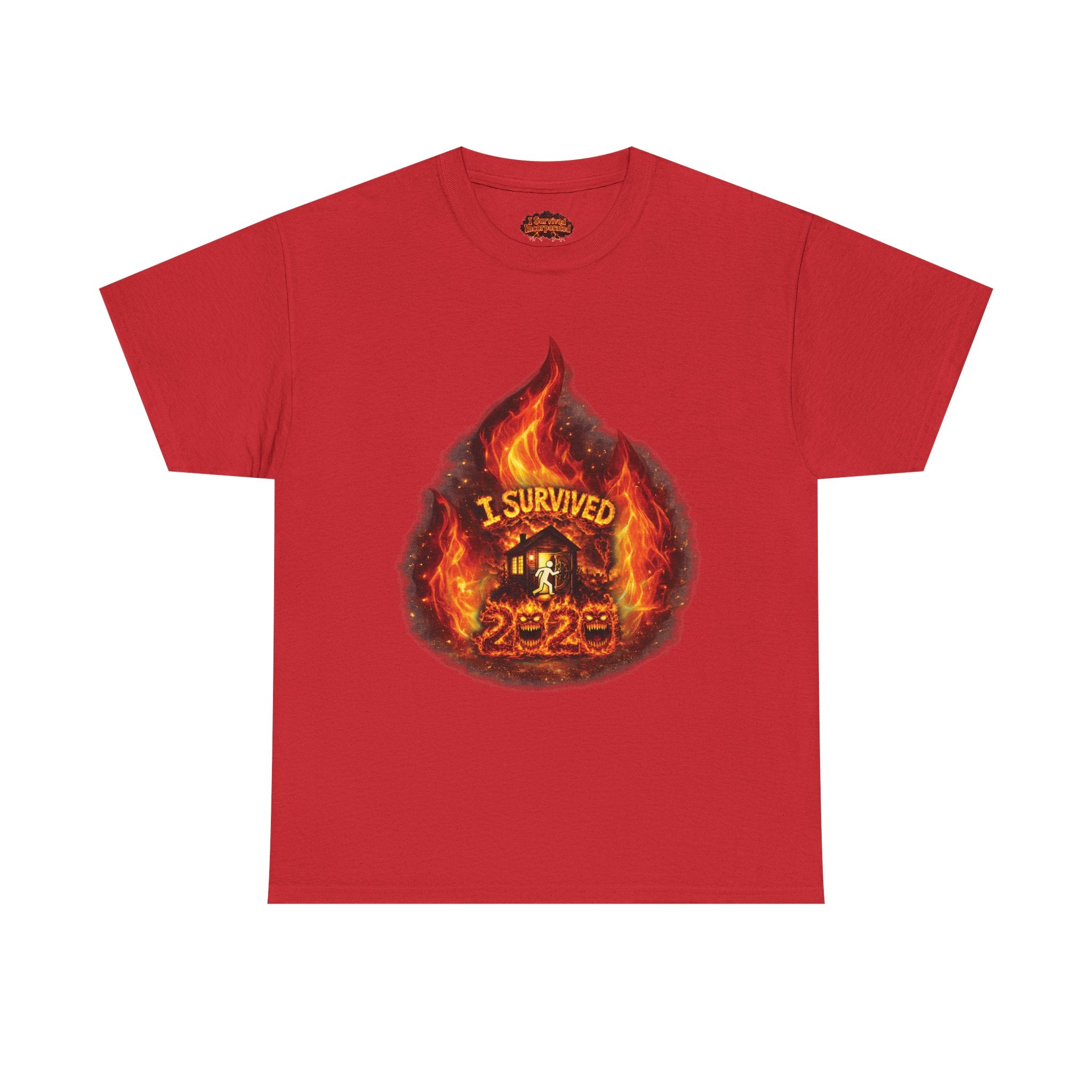 I Survived 2020 — Director's Cut S2:E1 "Berry Creek" | Wildfire Edition Memorial Unisex Heavy Cotton Tee