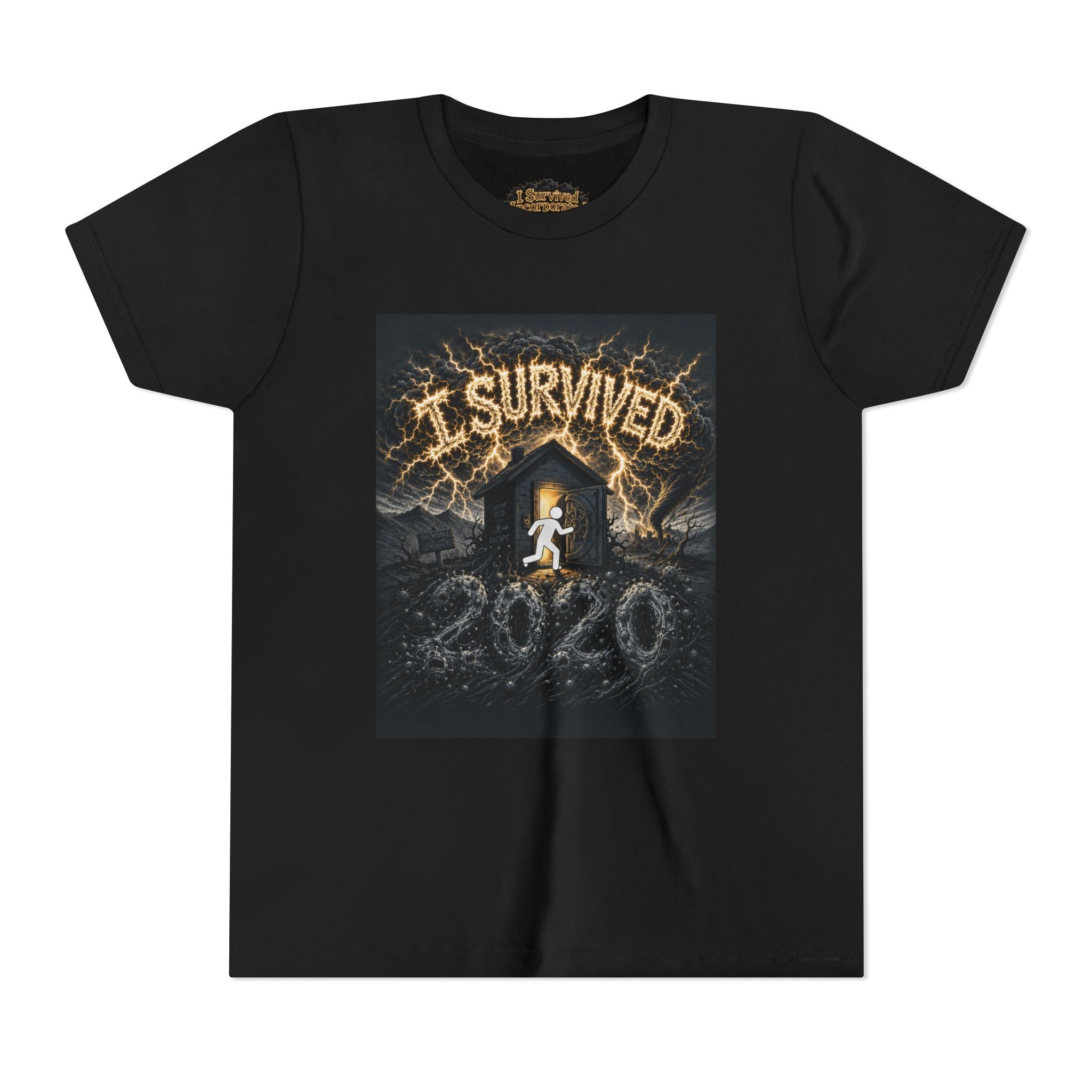I Survived 2020 — Original Design Teaser Tee | Season 1 Premiere Drop Youth Short Sleeve Tee