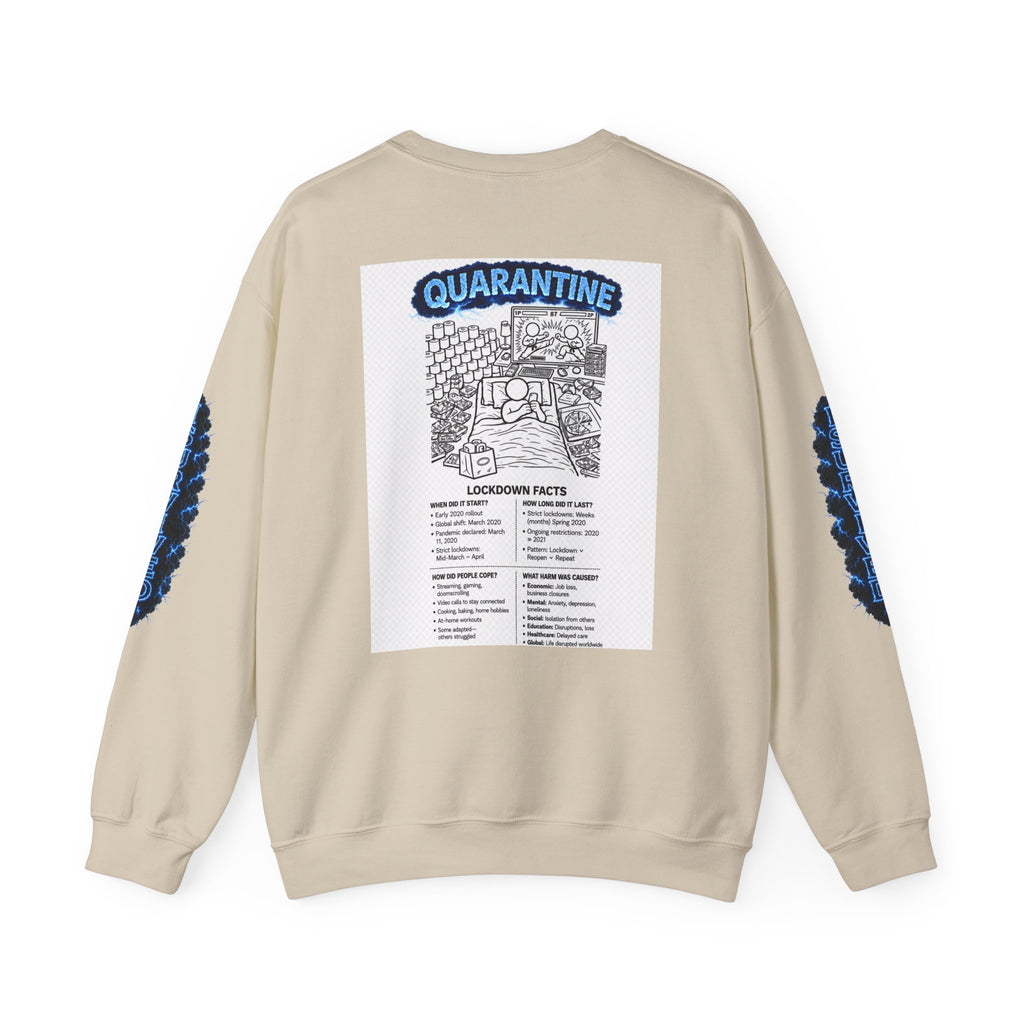 I Survived 2020 — Director's Cut S3:E1 "Quarantine" | Lockdown Edition Documentary Unisex Heavy Blend™ Crewneck Sweatshirt