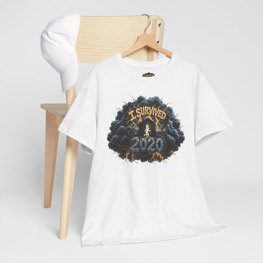 I Survived 2020 — Director's Cut Original Design Teaser Tee | Season 1 Premiere Drop Unisex Heavy Cotton Tee