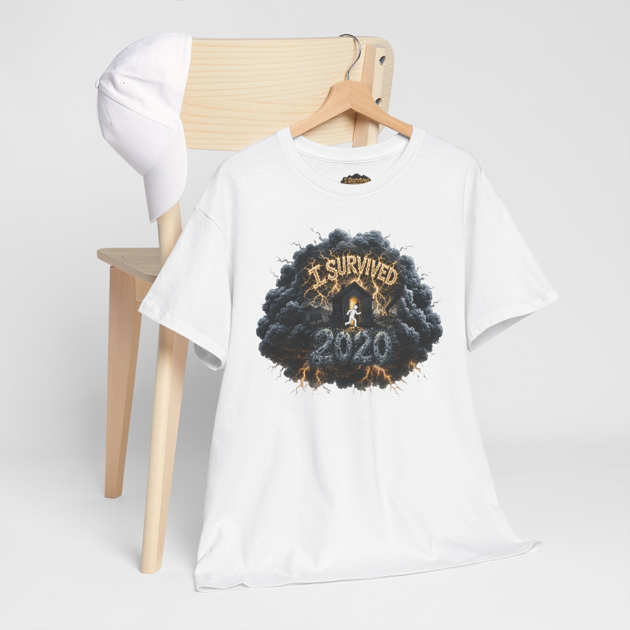 I Survived 2020 — Director's Cut Original Design Teaser Tee | Season 1 Premiere Drop Unisex Heavy Cotton Tee