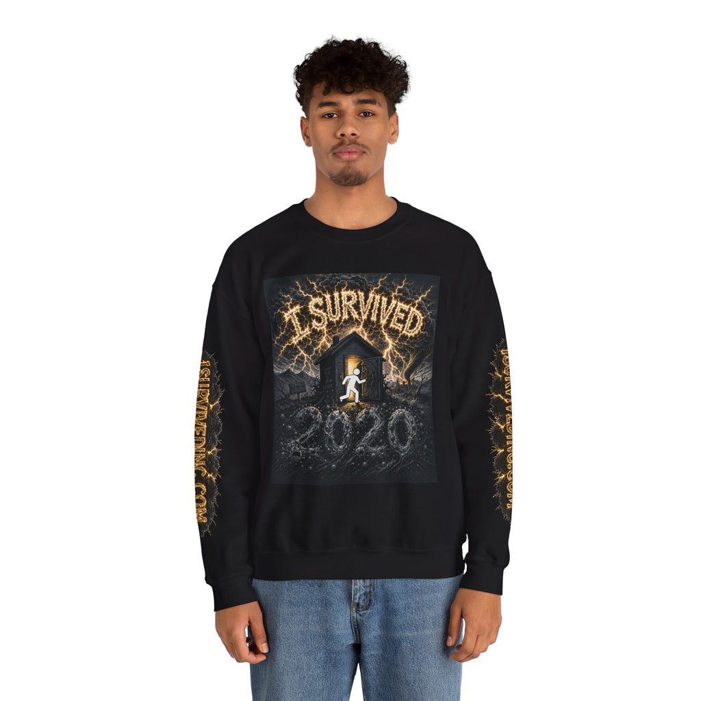 I Survived 2020 — Original PILOT Design: Special Edition Unisex Heavy Blend™ Crewneck Sweatshirt