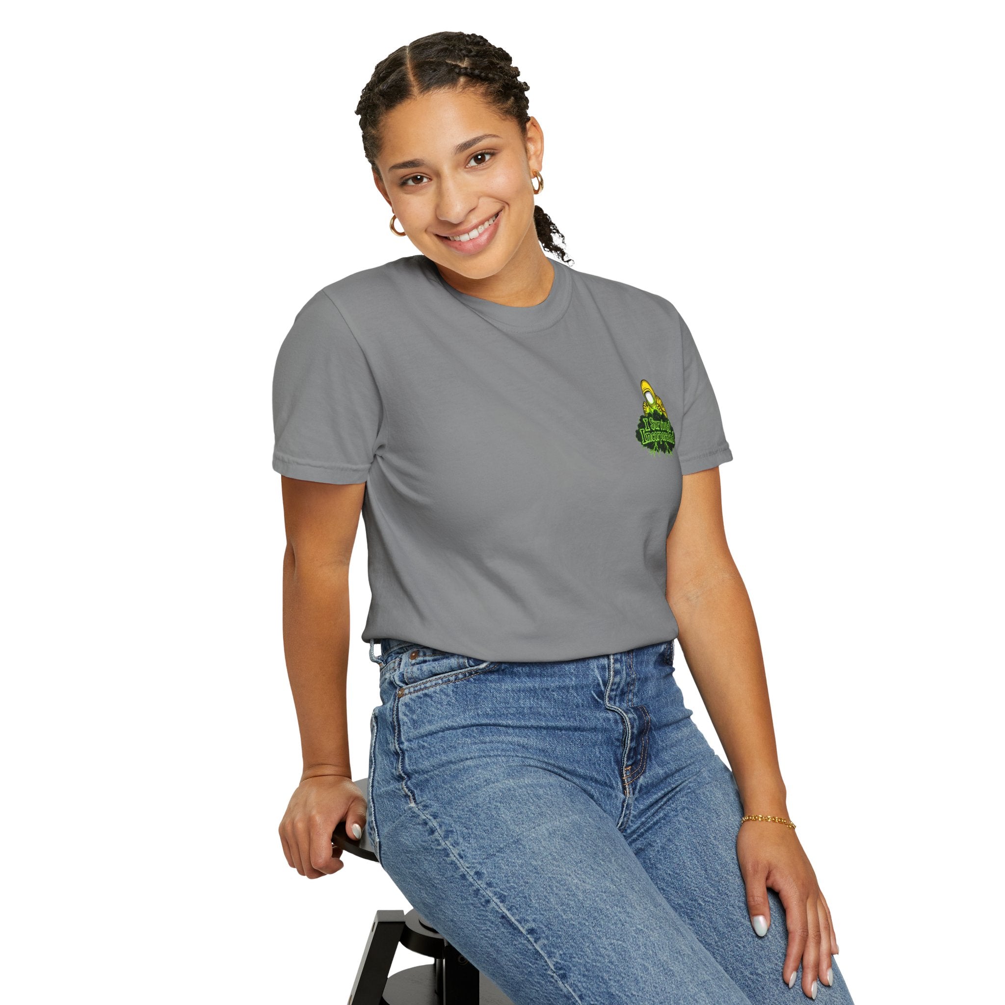 I Survived 2020 — "Please Stand By" Test Pattern Toxic Signal Tee Summer Premiere Unisex Garment-Dyed T-shirt