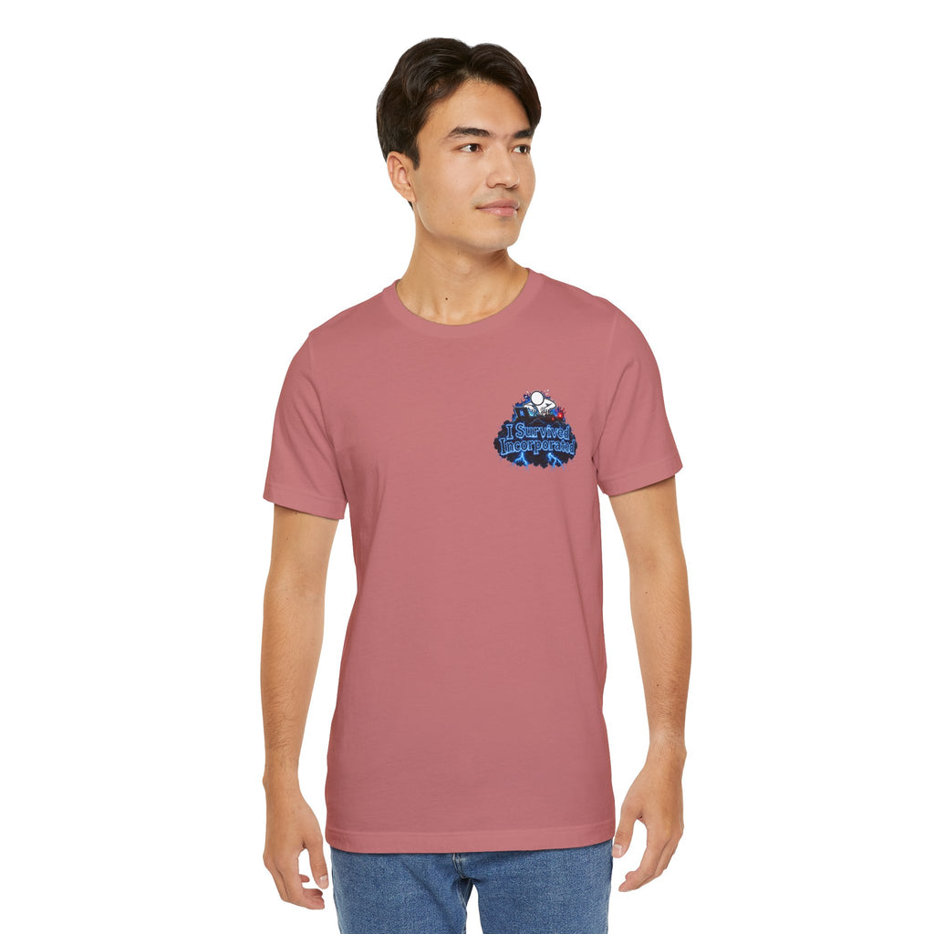 I Survived 2020 — "Please Stand By" Test Pattern Tee Lockdown Summer Exclusive Unisex Jersey Short Sleeve Tee