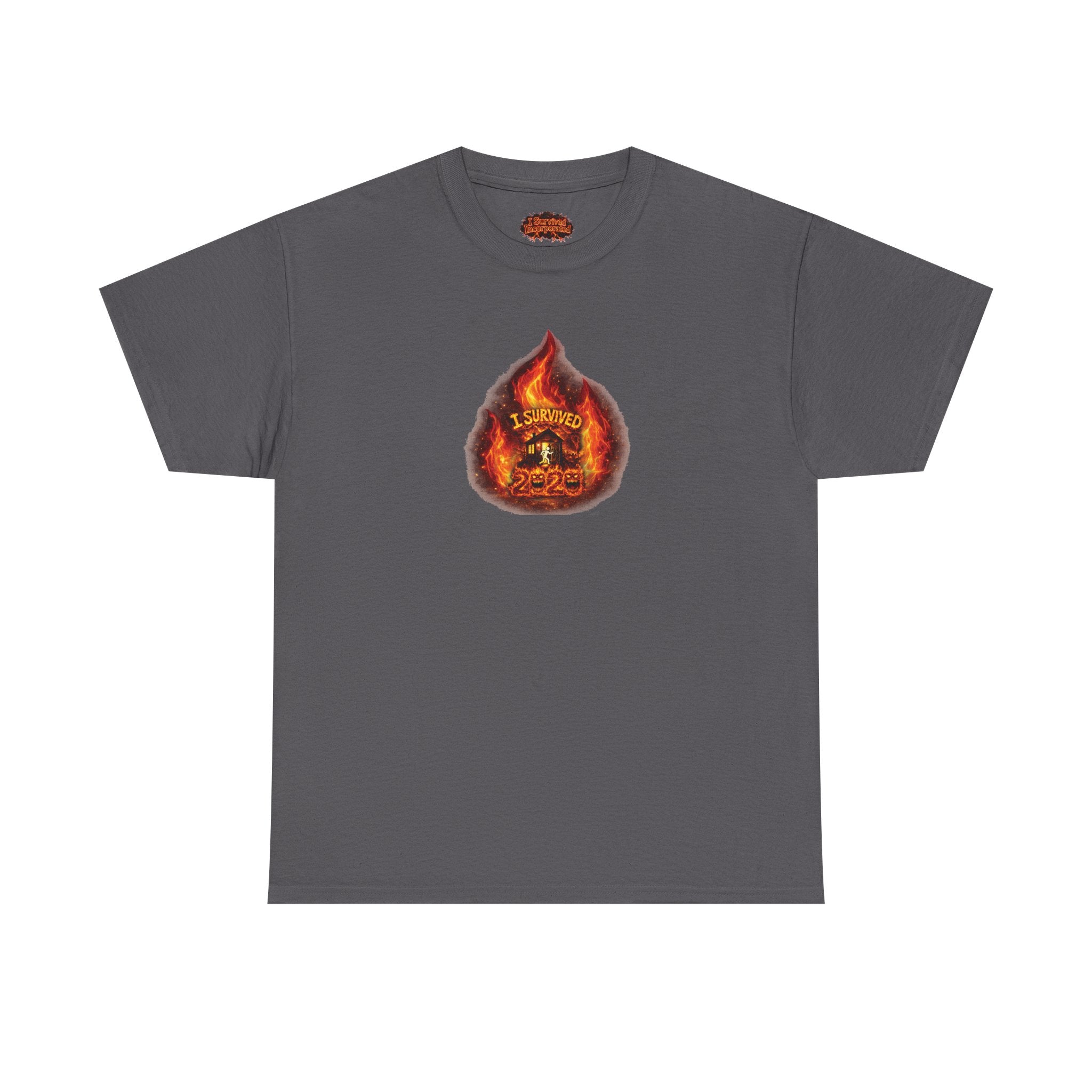 I Survived 2020 — WILDFIRES S2:E2: Director's Cut "The Bobcat Fire" Memorial Unisex Heavy Cotton Tee