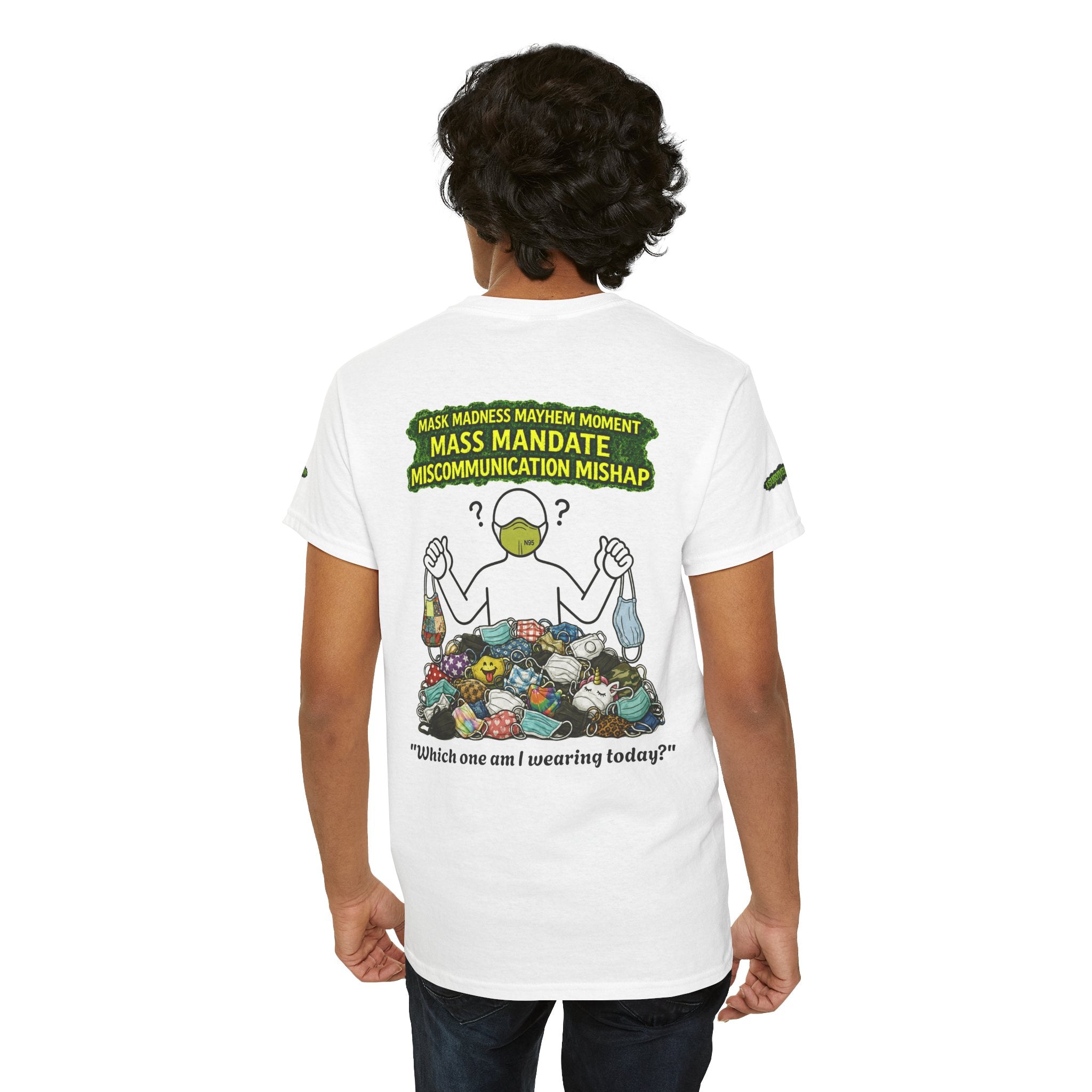 I Survived 2020 — PANDEMIC S1:E4: Director's Cut Special Edition "Mask Madness" Unisex Heavy Cotton Tee