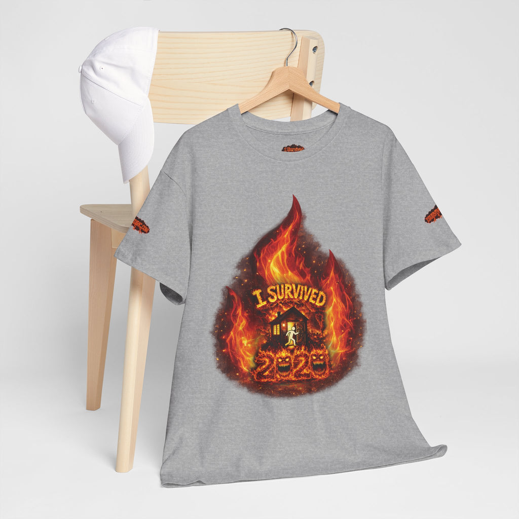 I Survived 2020 — Director's Cut S2:E4 "Western U.S. Wildfire Season" | Mid-Season Finale Pt. 1 | Wildfire Edition Memorial Unisex Heavy Cotton Tee (SPECIAL EDITION)