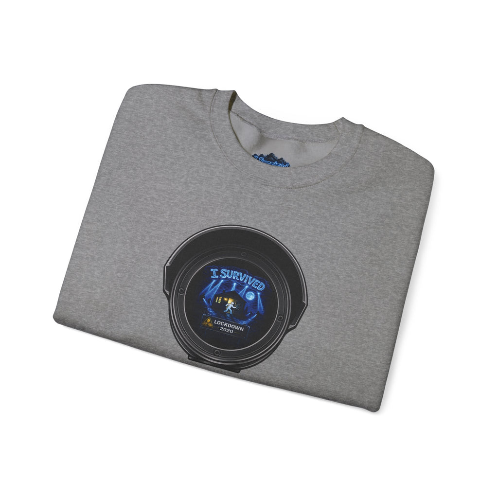 I Survived 2020 — LOCKDOWN S3:E4: Director's Cut "Working From Home" Unisex Heavy Blend™ Crewneck Sweatshirt