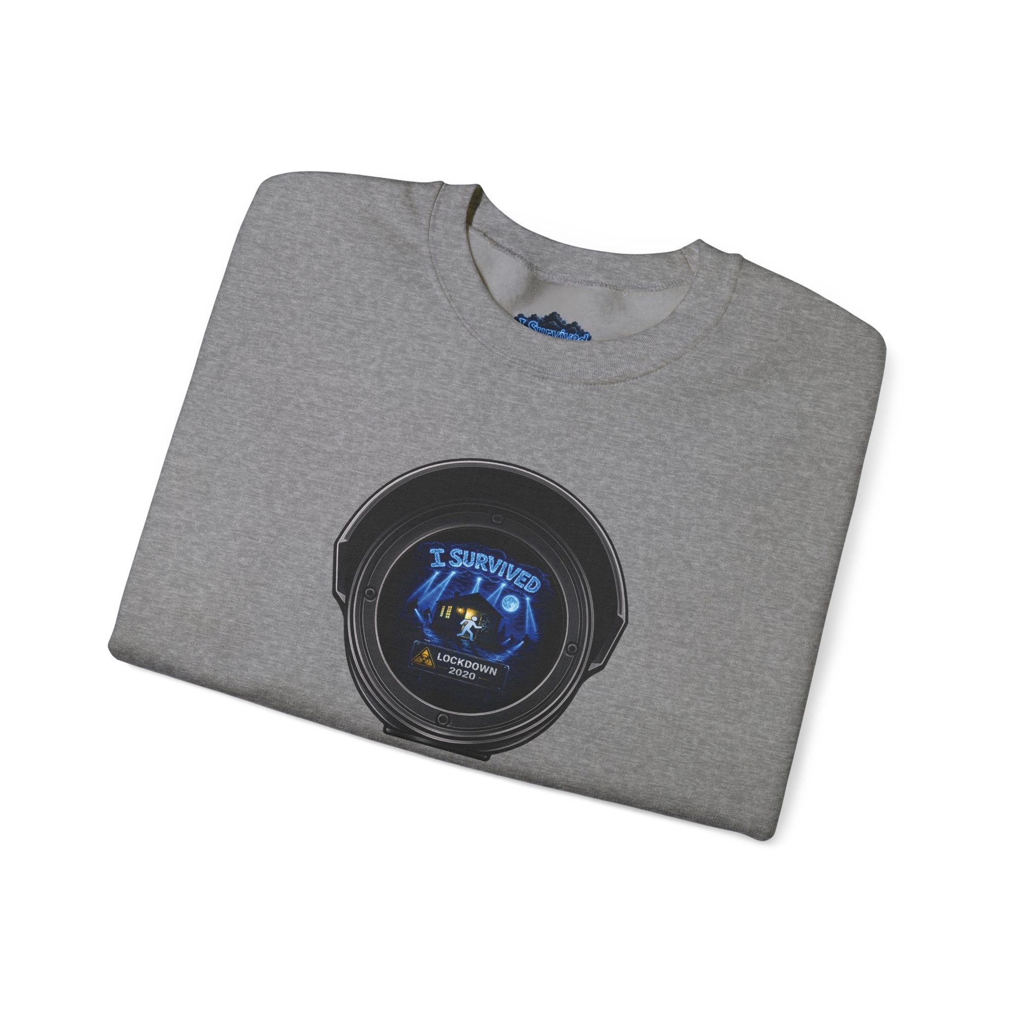I Survived 2020 — LOCKDOWN S3:E4: Director's Cut "Working From Home" Unisex Heavy Blend™ Crewneck Sweatshirt