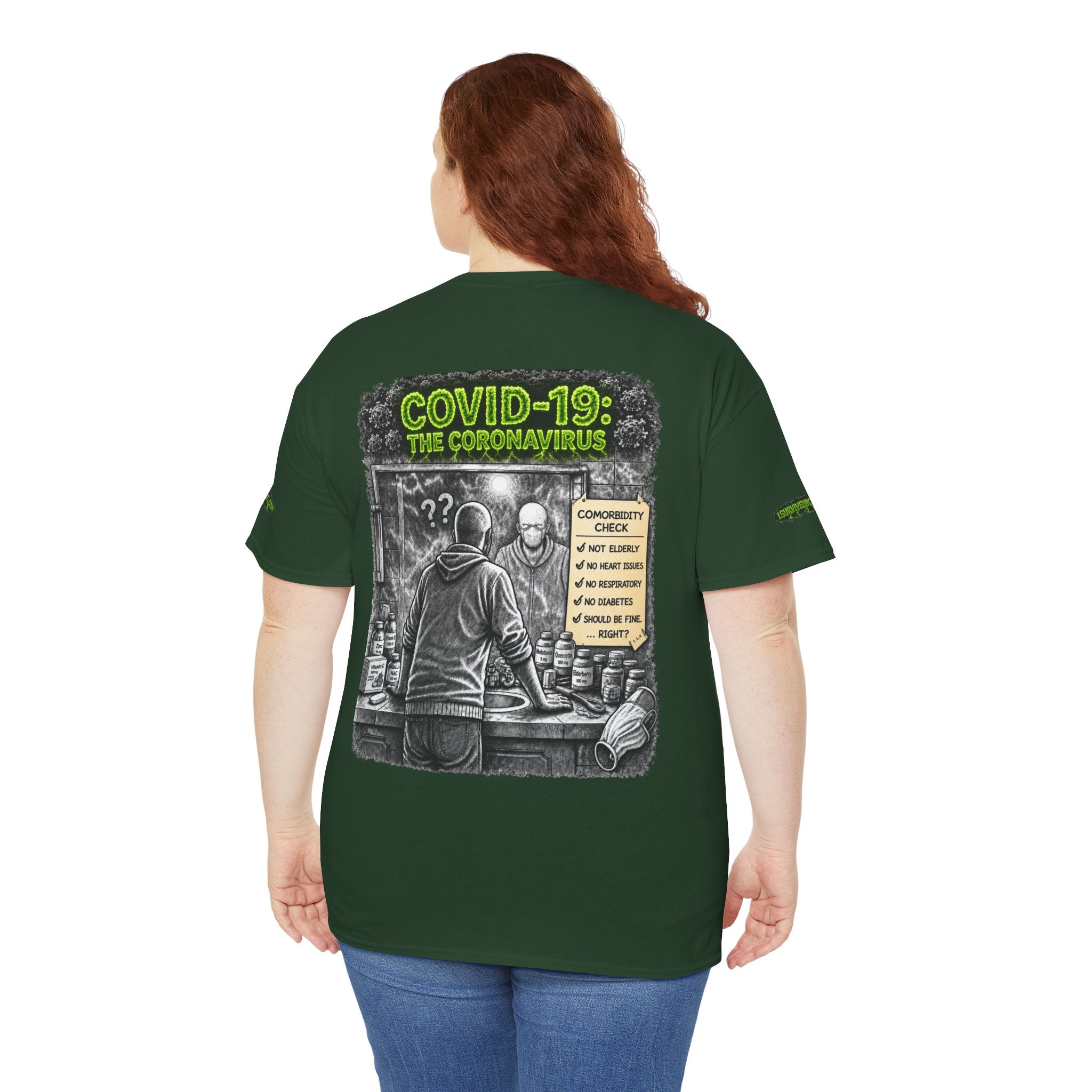 I Survived 2020 — S1:E1 "COVID-19: The Coronavirus" | Pandemic Edition Unisex Heavy Cotton Tee (SPECIAL EDITION)