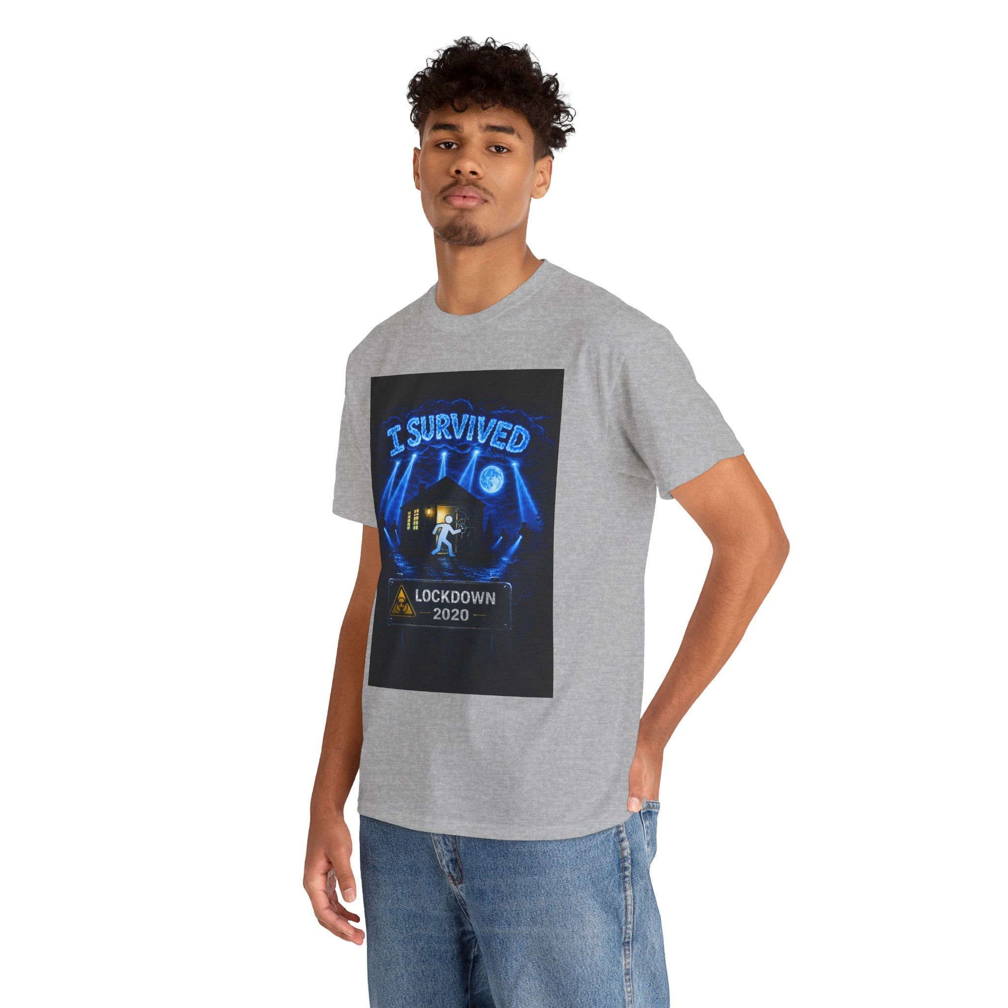 Copy of  I Survived 2020 — S3:E1 "Quarantine" | Lockdown Edition Documentary Unisex Heavy Cotton Tee