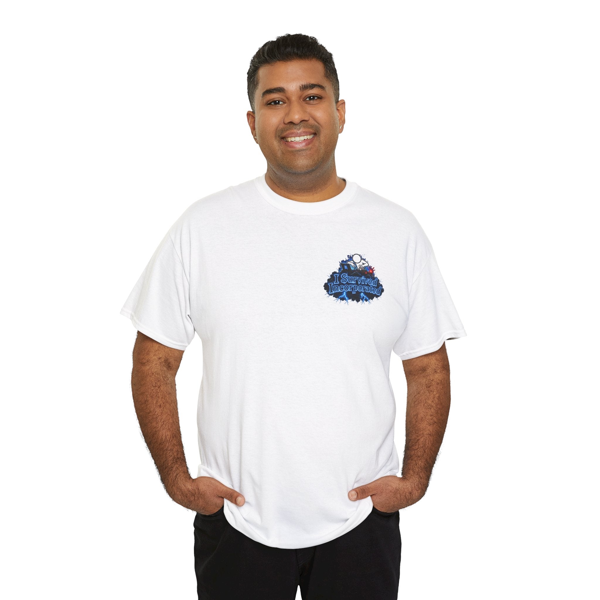 I Survived 2020 — "Please Stand By" Test Pattern Tee Lockdown Surveillance Edition Summer Exclusive Unisex Heavy Cotton Tee