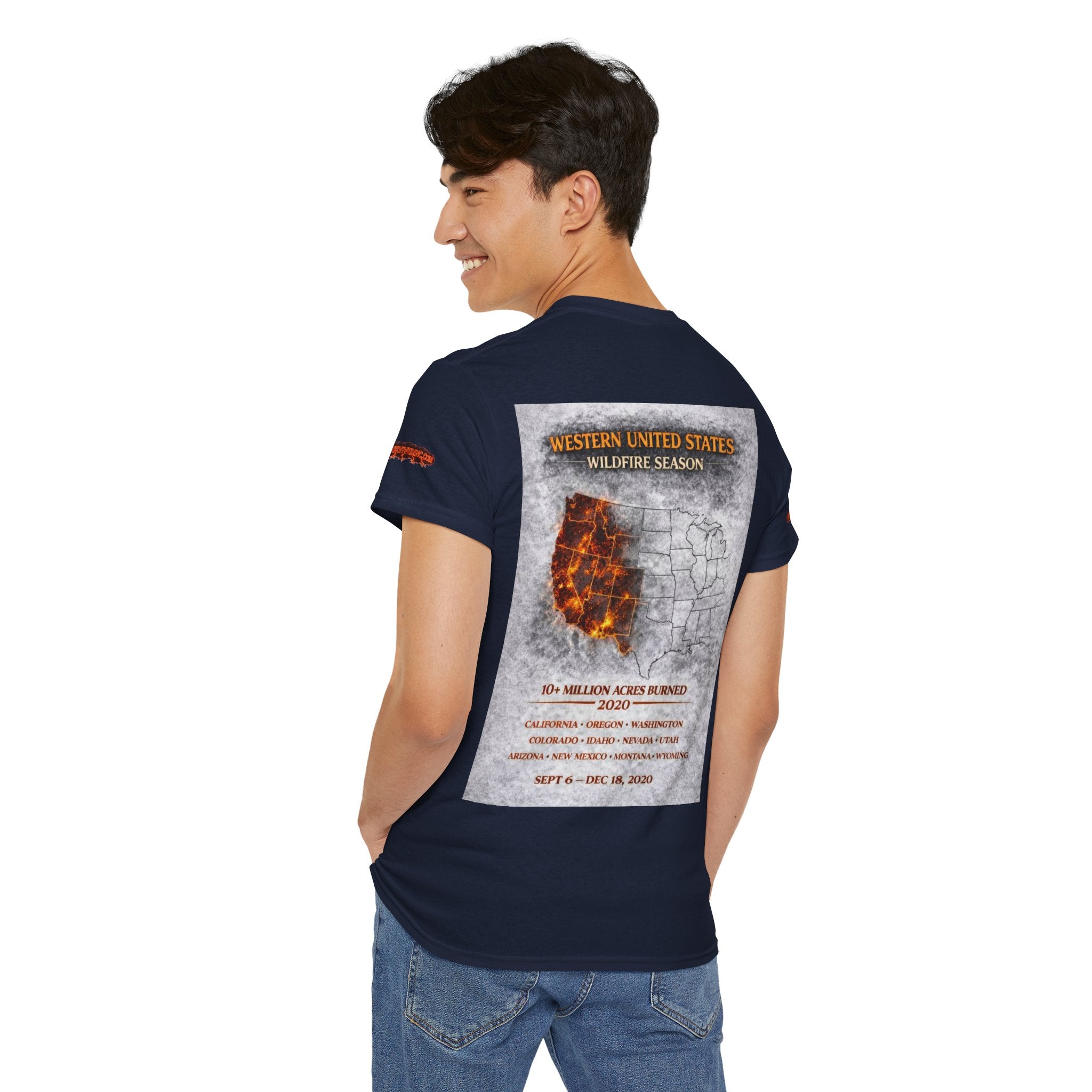 I Survived 2020 — S2:E4 "Western U.S. Wildfire Season" | Mid-Season Finale Pt. 1 | Wildfire Edition Memorial Unisex Heavy Cotton Tee (SPECIAL EDITION)