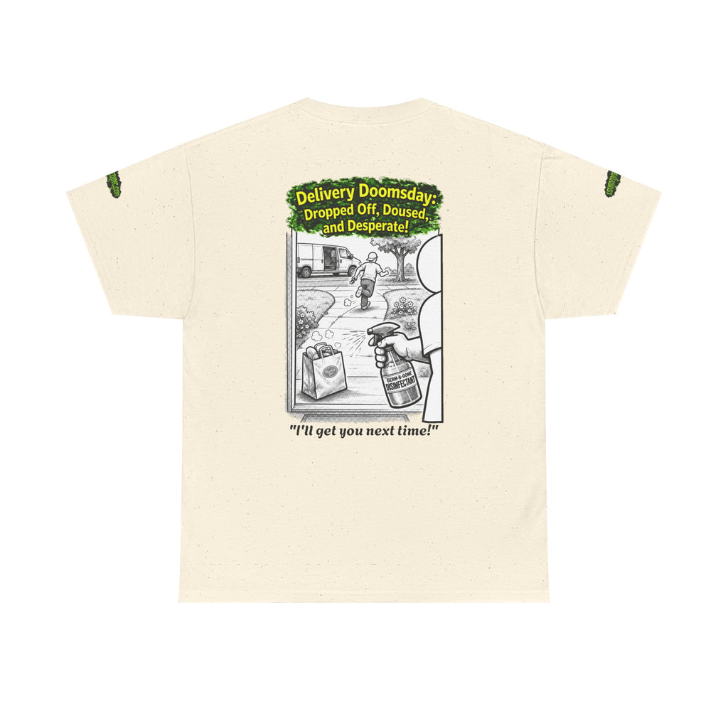 Sobreviví al 2020 — T1:E5 "El día del juicio final de las entregas" | Camiseta unisex de algodón pesado (Edición Pandemia) (EDICIÓN ESPECIAL)