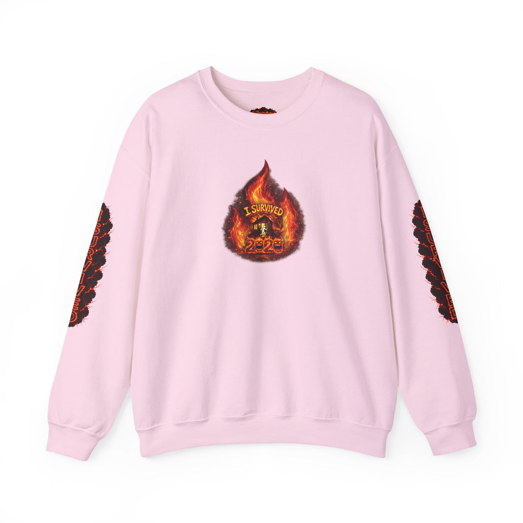 I Survived 2020 — WILDFIRES S2:E3: Director's Cut "The California Wildfires" Memorial Unisex Heavy Blend™ Crewneck Sweatshirt