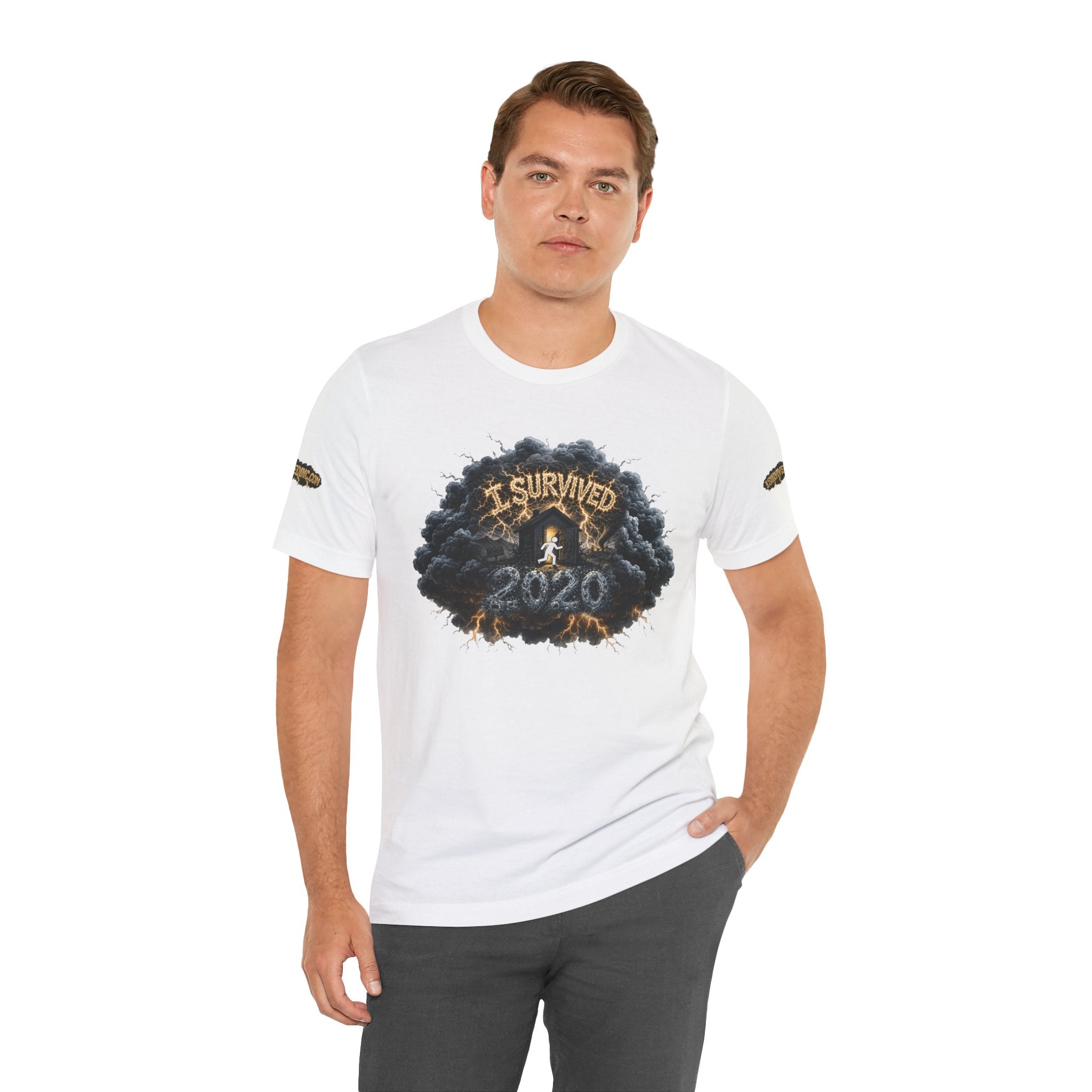 I Survived 2020 — Director's Cut Original Design Teaser Tee | Season 1 Premiere Drop Unisex Jersey Short Sleeve Tee