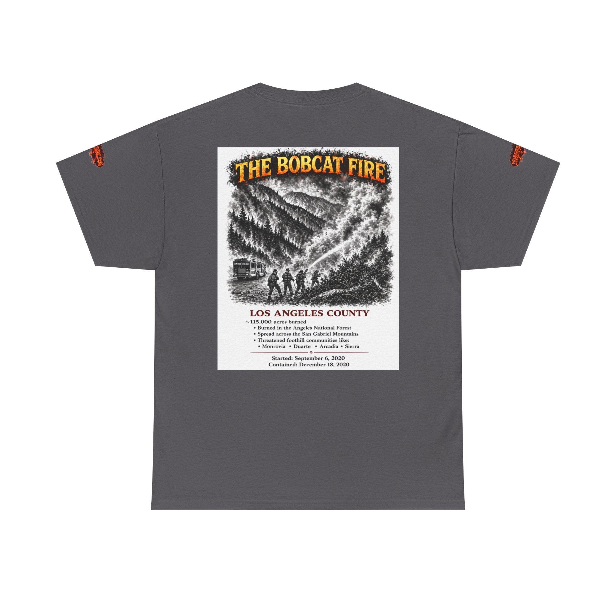 I Survived 2020 — S2:E2 "The Bobcat Fire" | Wildfire Edition Memorial Unisex Heavy Cotton Tee (SPECIAL EDITION)