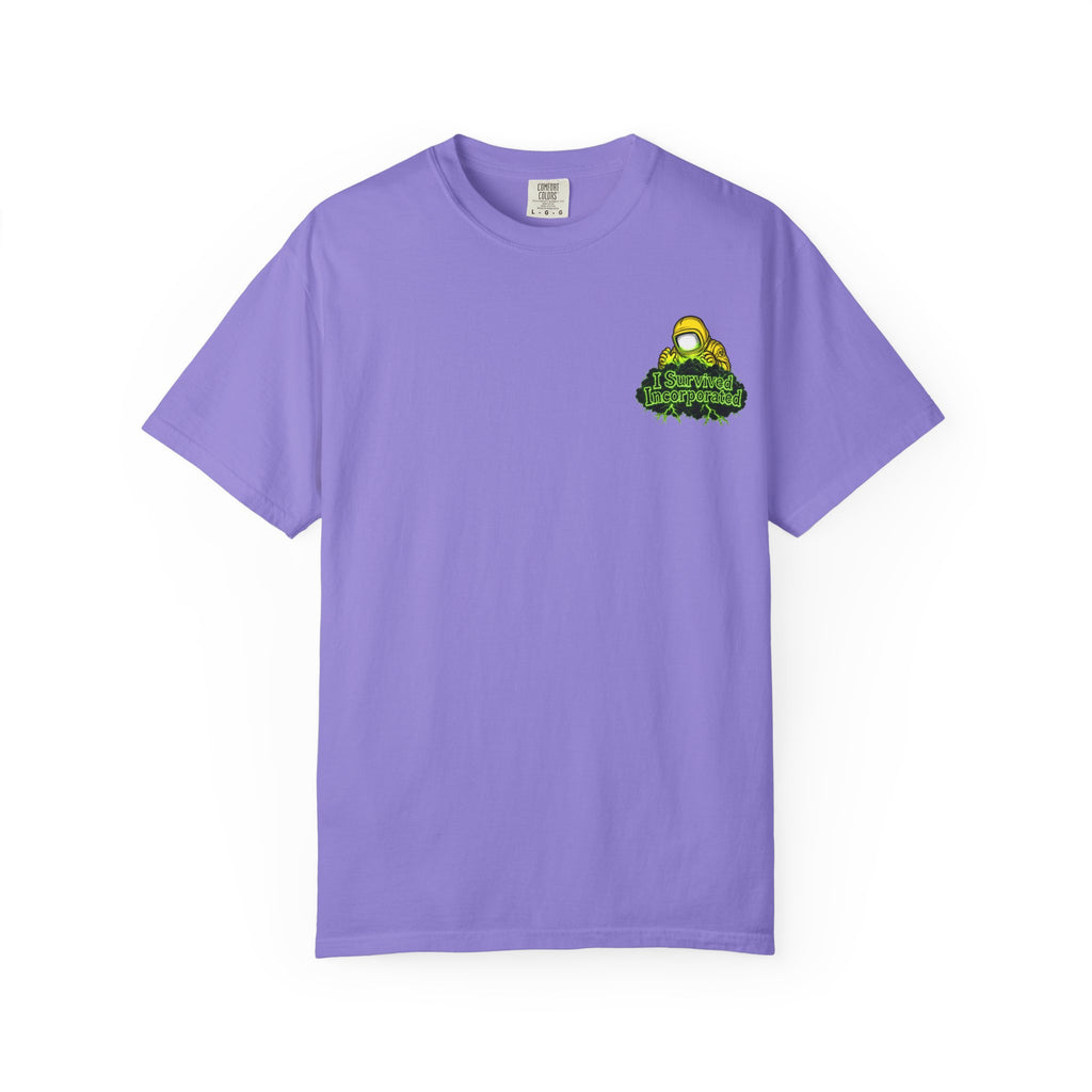 I Survived 2020 — "Please Stand By" Test Pattern Toxic Signal Tee Summer Premiere Unisex Garment-Dyed T-shirt