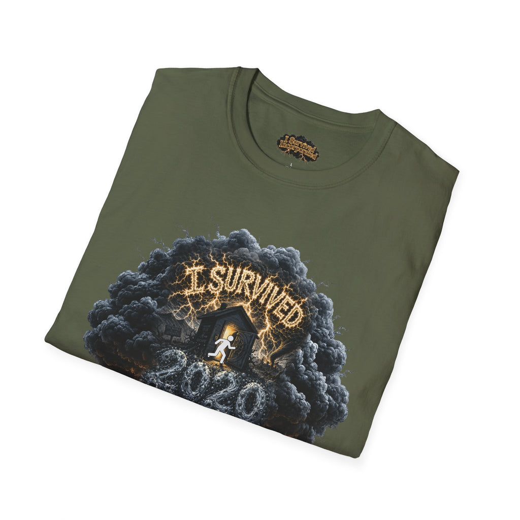 I Survived 2020 — Director's Cut Original Design Teaser Tee | Season 1 Premiere Drop Unisex Softstyle T-Shirt