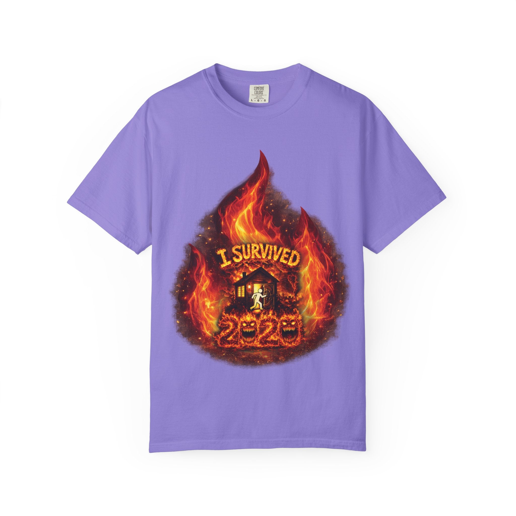 I Survived 2020 — Director's Cut S2:E3 "The California Wildfires" | Wildfire Edition Memorial Unisex Garment-Dyed T-shirt