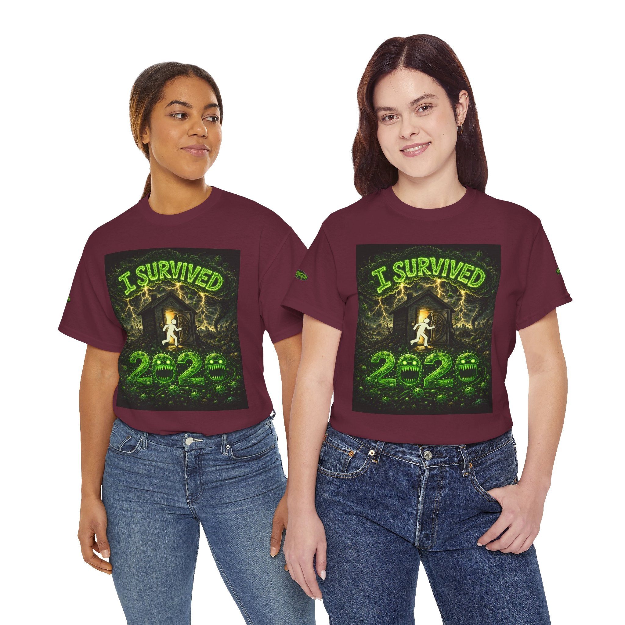 I Survived 2020 — PANDEMIC S1:E4: Special Edition "Mask Madness" Unisex Heavy Cotton Tee