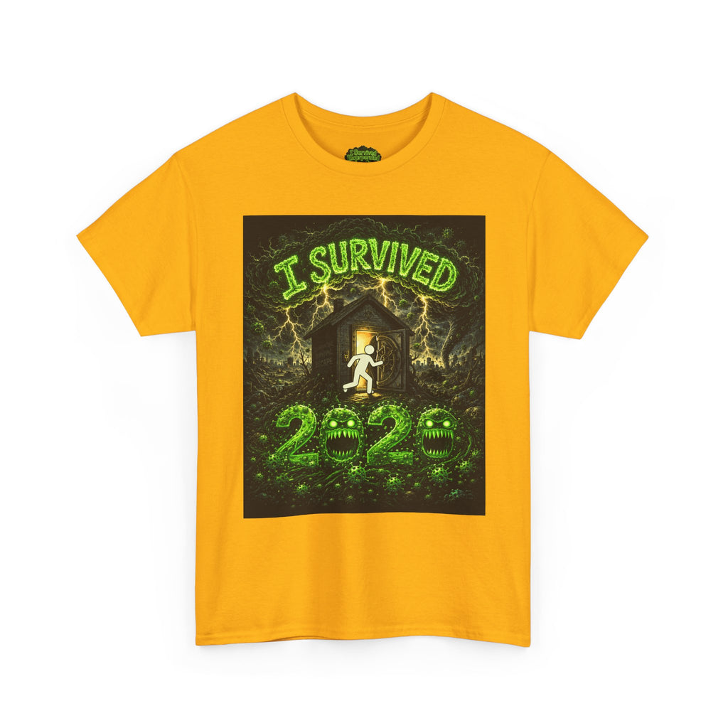 I Survived 2020 — S1:E4 "Mask Madness Mayhem Moment" | Pandemic Edition Unisex Heavy Cotton Tee