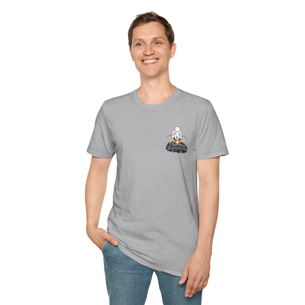 I Survived 2020 — "Please Stand By" Test Pattern Tee Summer Premier Unisex Softstyle T-Shirt