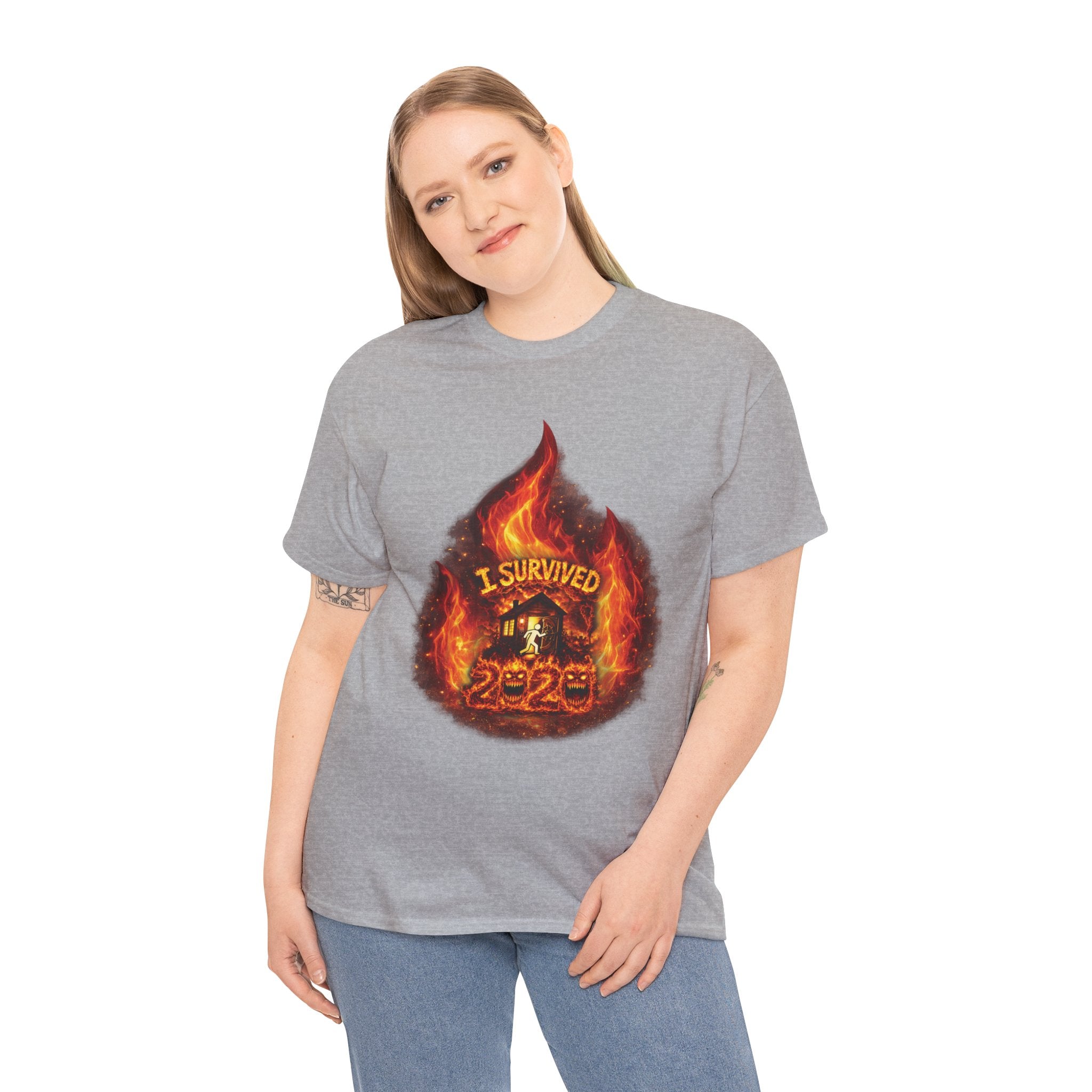 I Survived 2020 — Director's Cut S2:E1 "Berry Creek" | Wildfire Edition Memorial Unisex Heavy Cotton Tee