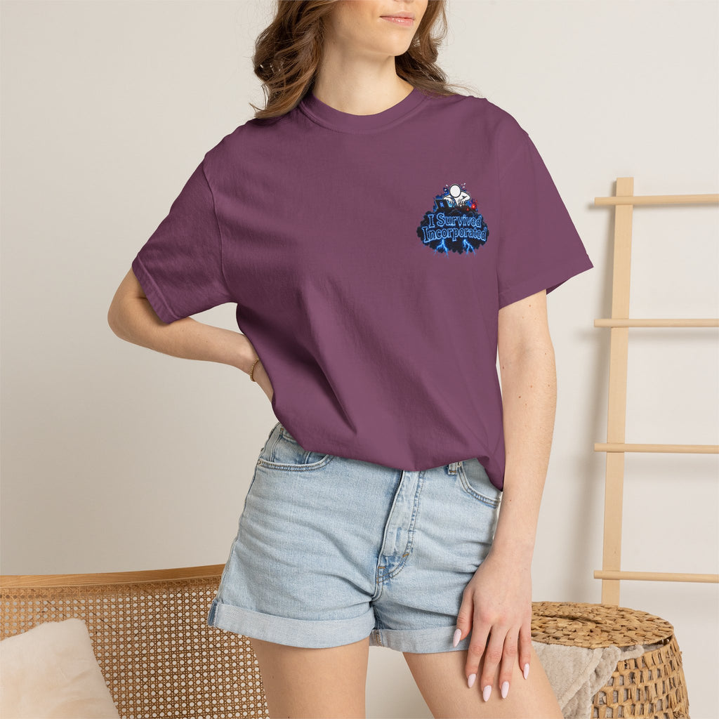 I Survived 2020 — "Please Stand By" Test Pattern Tee Lockdown Special Edition Summer Exclusive Unisex Garment-Dyed T-shirt