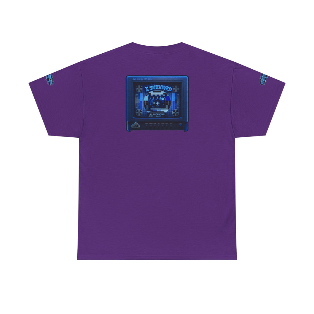 I Survived 2020 — "Please Stand By" Test Pattern Tee Lockdown Special Edition Summer Exclusive Unisex Heavy Cotton Tee