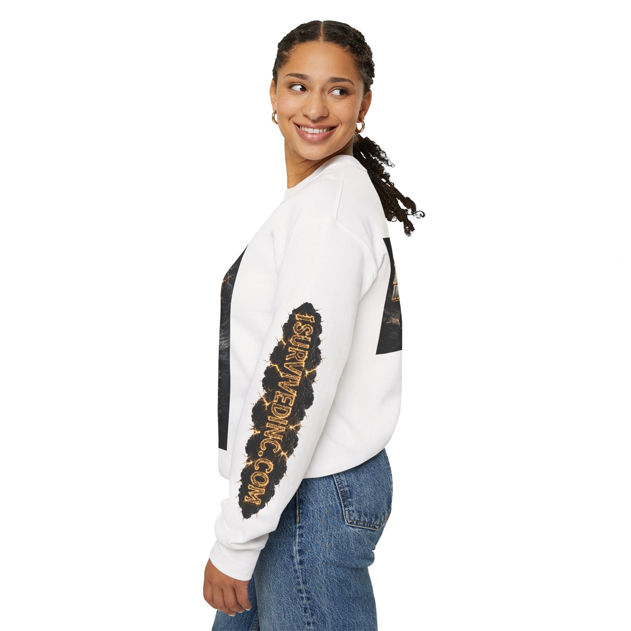 I Survived 2020 — Original Design Teaser Tee | Season 1 Premiere Drop Unisex Heavy Blend™ Crewneck Sweatshirt (SPECIAL EDITION)