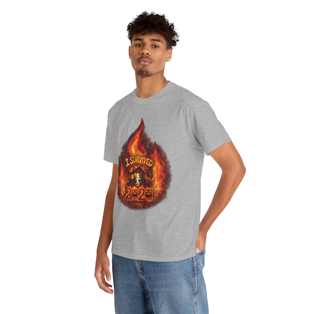 I Survived 2020 — Director's Cut S2:E1 "Berry Creek" | Wildfire Edition Memorial Unisex Heavy Cotton Tee