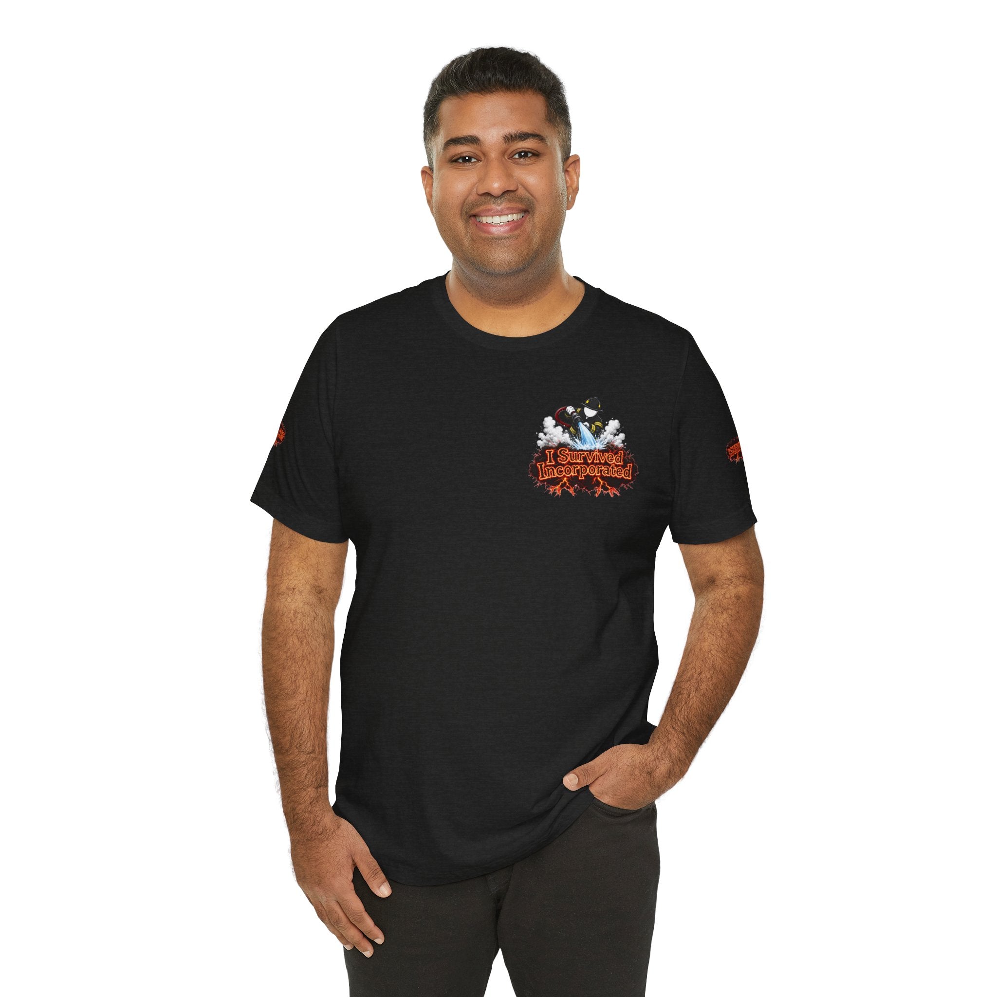 I Survived 2020 — "Please Stand By" Test Pattern Tee Wildfire Signal Special Edition Summer Premiere Unisex Jersey Short Sleeve Tee