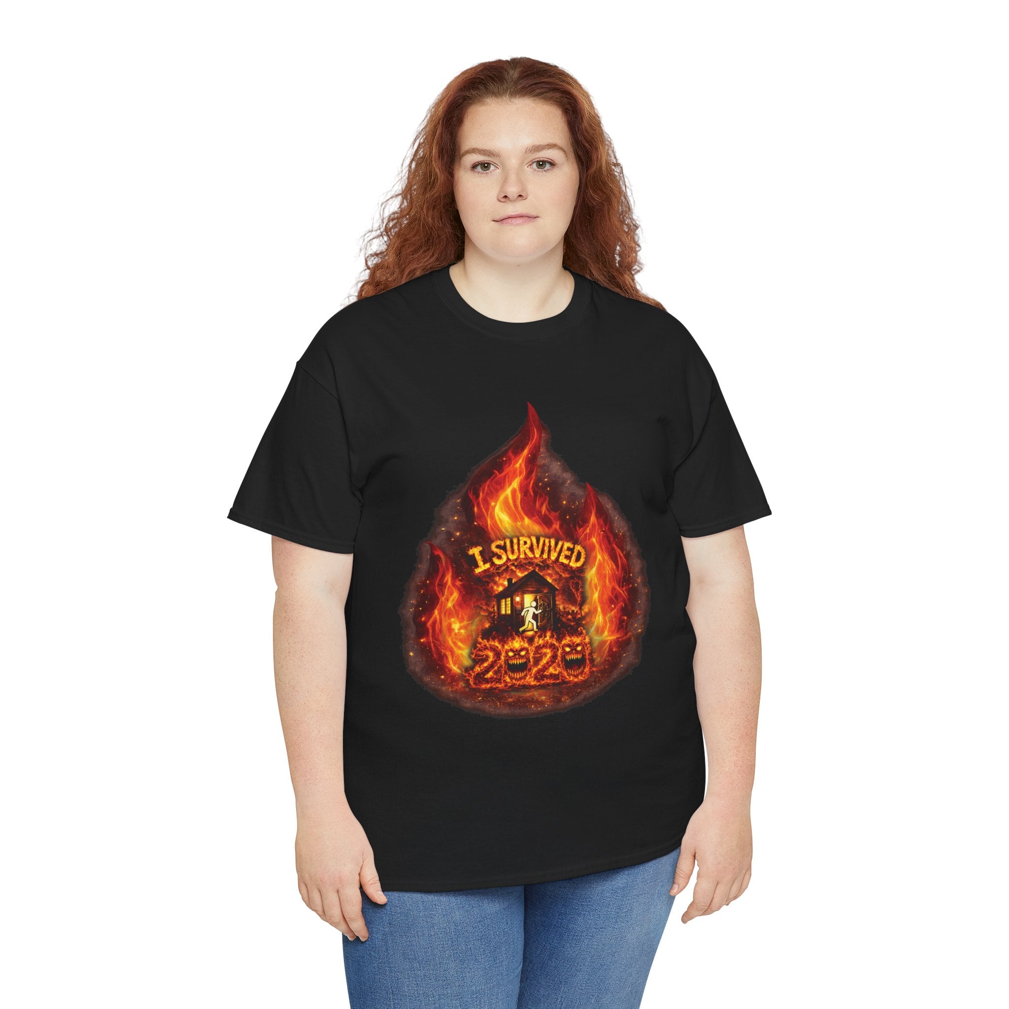 I Survived 2020 — Director's Cut S2:E1 "Berry Creek" | Wildfire Edition Memorial Unisex Heavy Cotton Tee