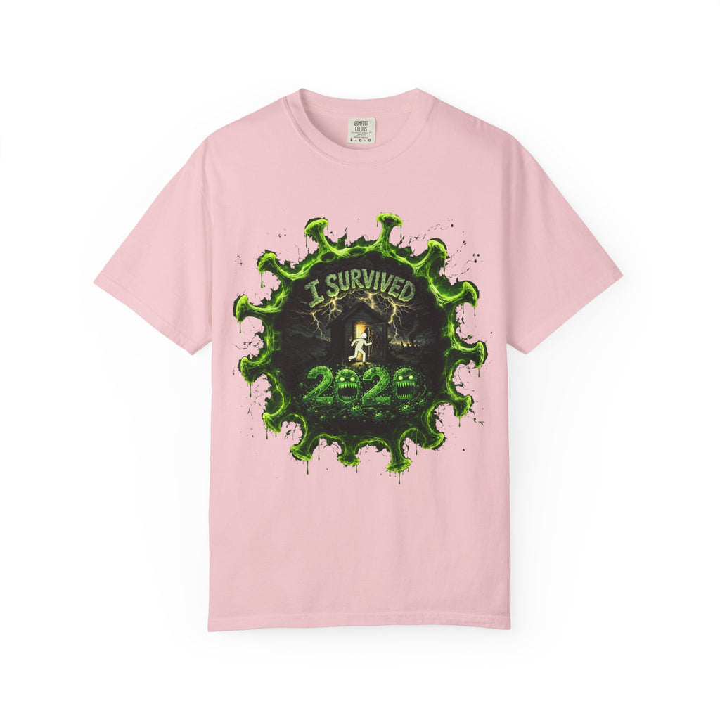 I Survived 2020 — Director's Cut S1:E3 "The Jab!" | Pandemic Edition Unisex Garment-Dyed T-shirt