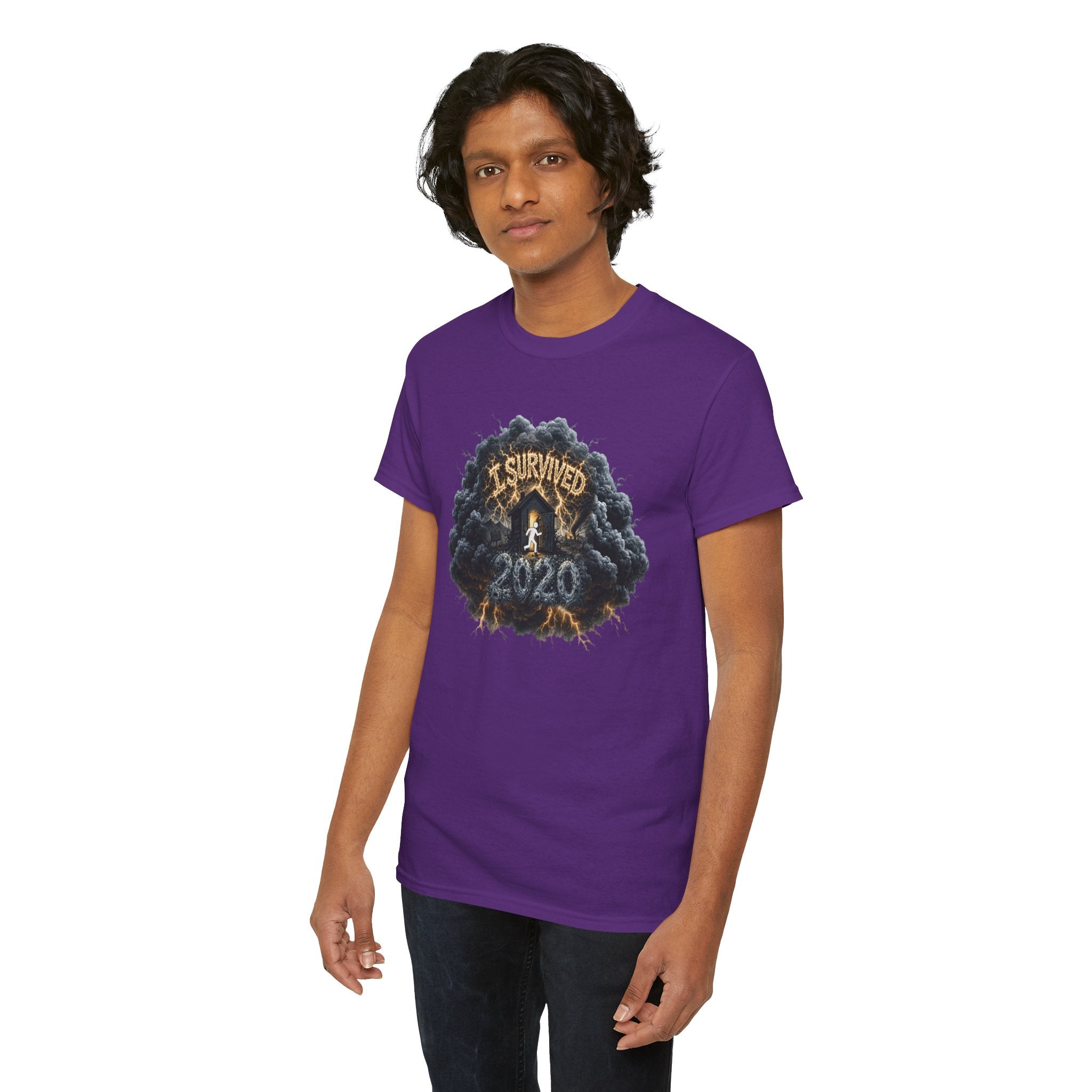 I Survived 2020 —  Deriector's Cut Original Design Teaser Tee | Season 1 Premiere Drop Unisex Heavy Cotton Tee