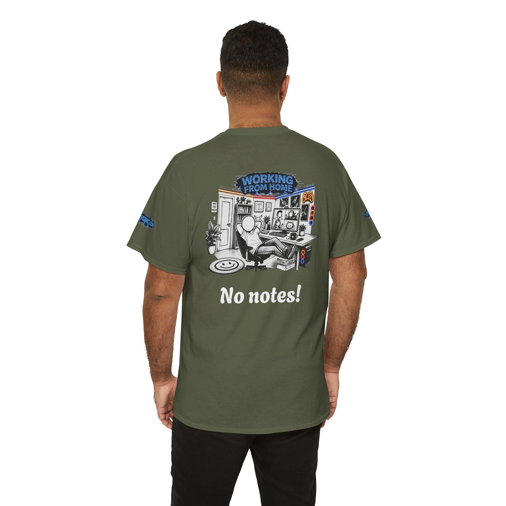 I Survived 2020 — LOCKDOWN S3:E3: Director's Cut Special Edition "Working From Home" Unisex Heavy Cotton Tee