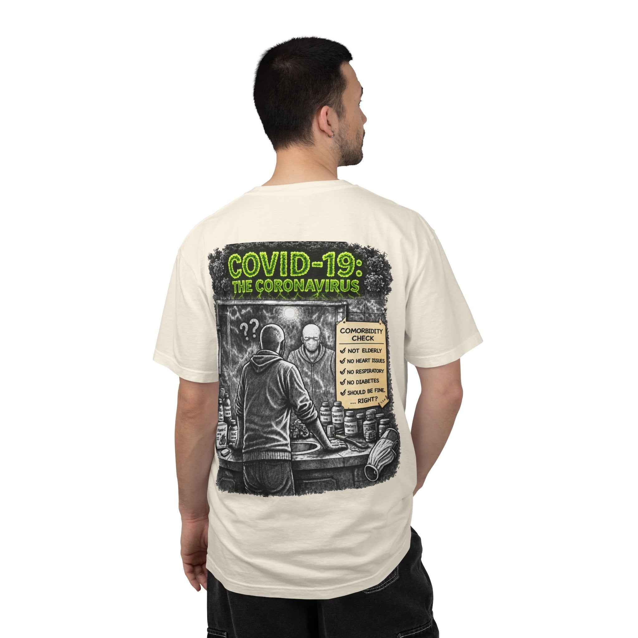 I Survived 2020 — S1:E1 "COVID-19: The Coronavirus" | Pandemic Edition Unisex Garment-Dyed T-shirt