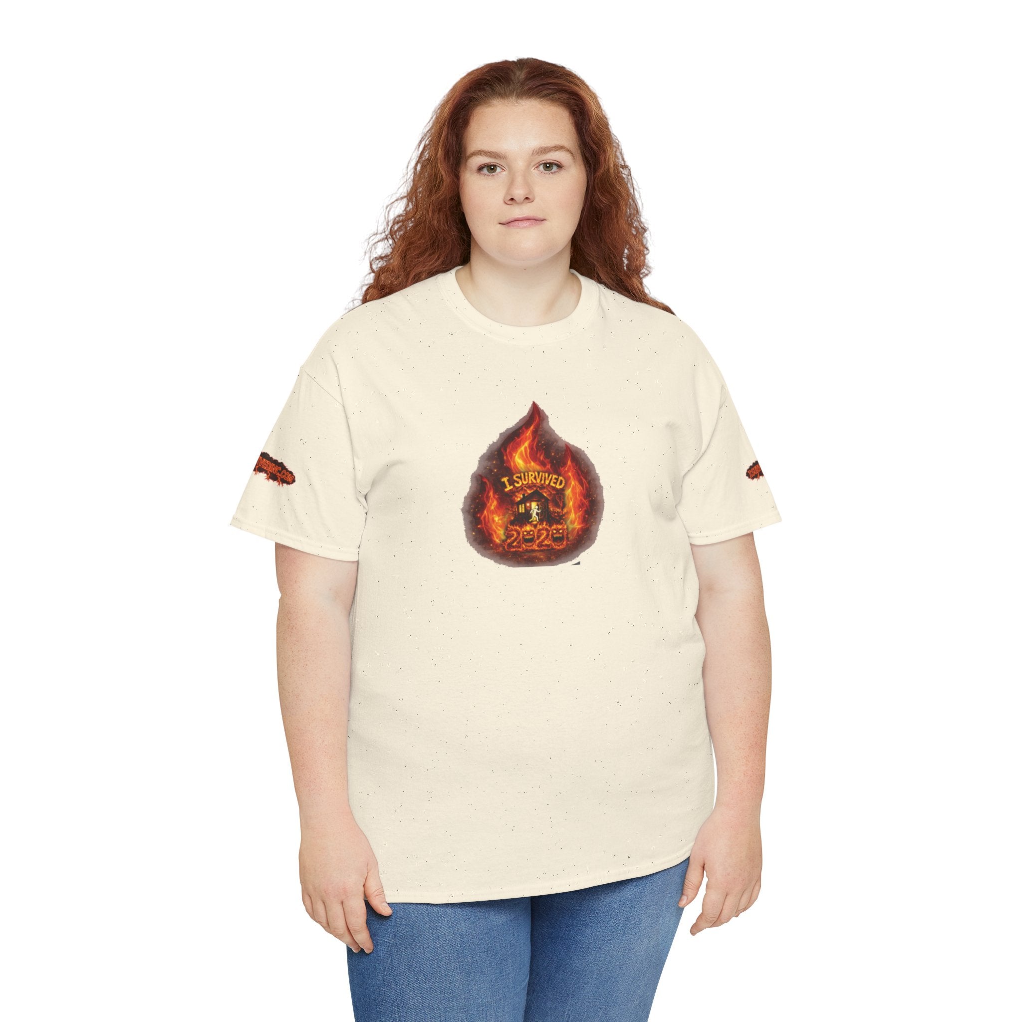 I Survived 2020 — WILDFIRES S2:E3: Director's Cut Special Edition "The California Wildfires" Memorial Unisex Heavy Cotton Tee