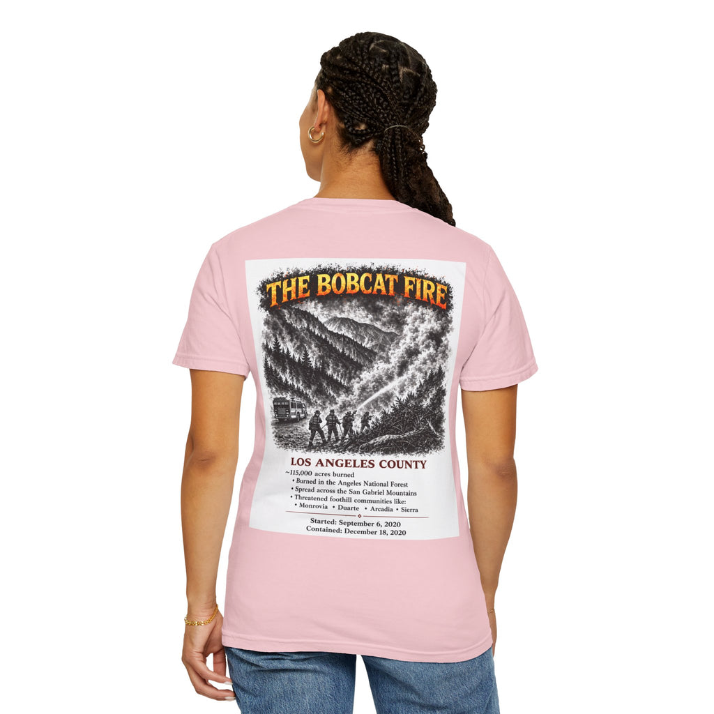 I Survived 2020 — S2:E2 "The Bobcat Fire" | Wildfire Edition Memorial Unisex Garment-Dyed T-shirt